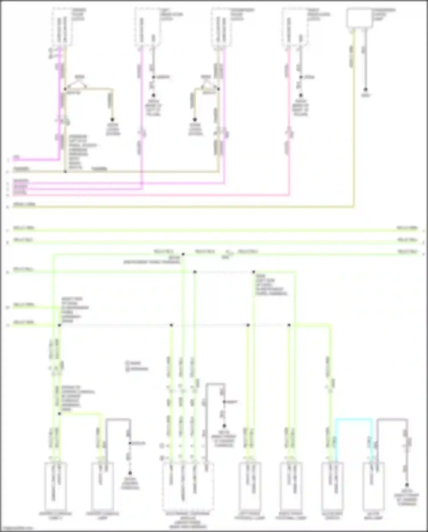 Wiring diagram ambient ltng ctrl for Chrysler 200 II (2014-2016)