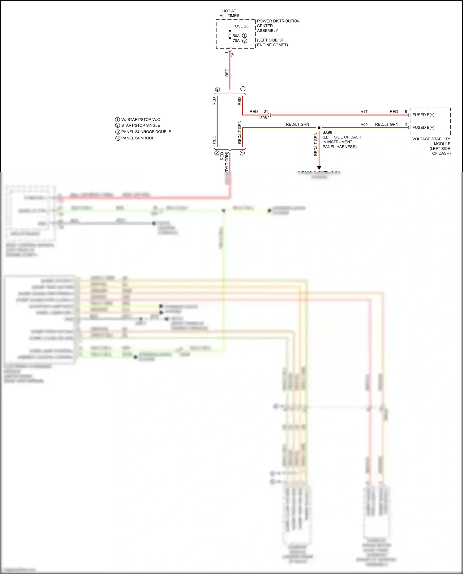 Chrysler 200 II (2014-2016) body control module wiring diagram  (34 of 36)
