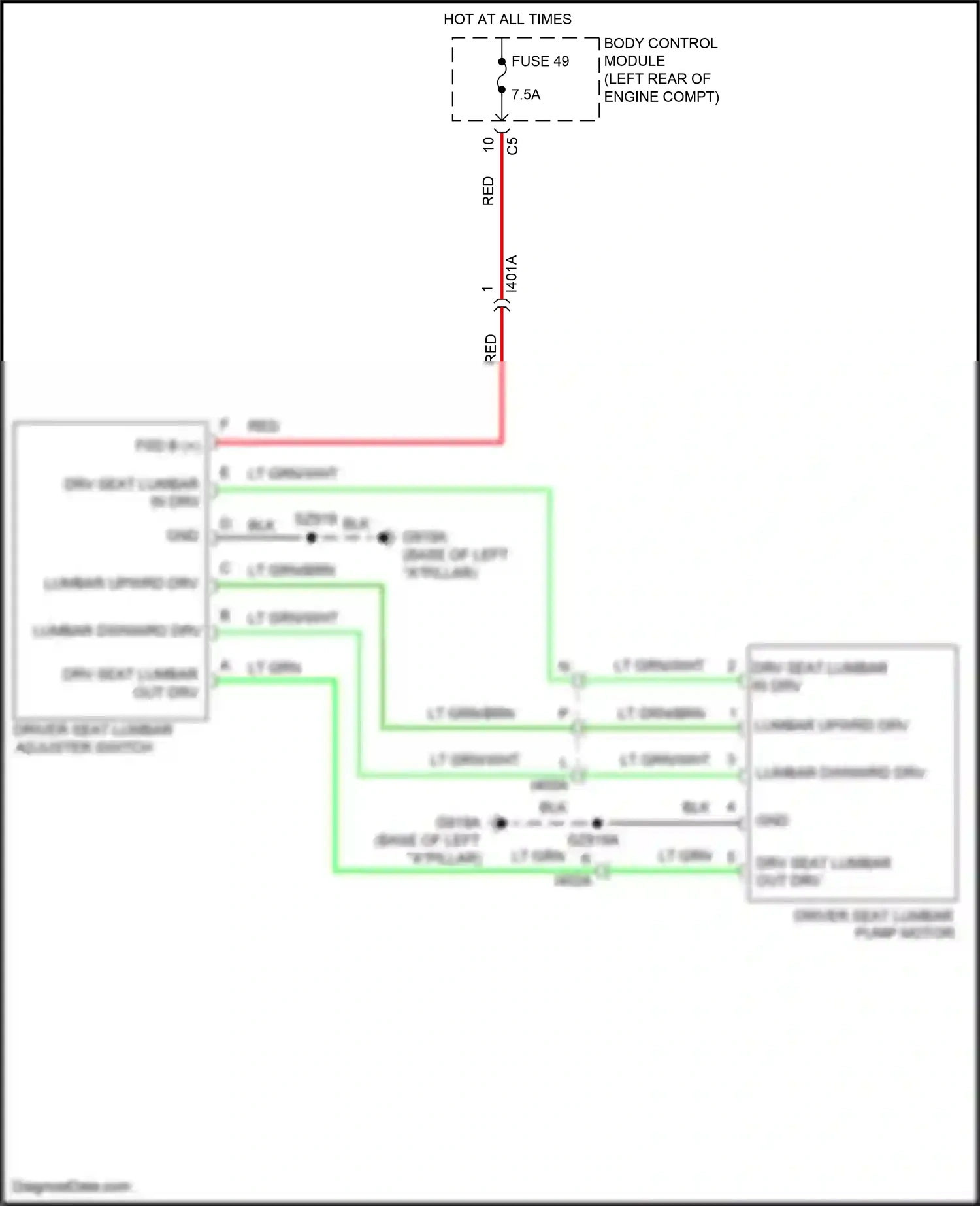 Chrysler 200 II (2014-2016) body control module wiring diagram  (4 of 36)