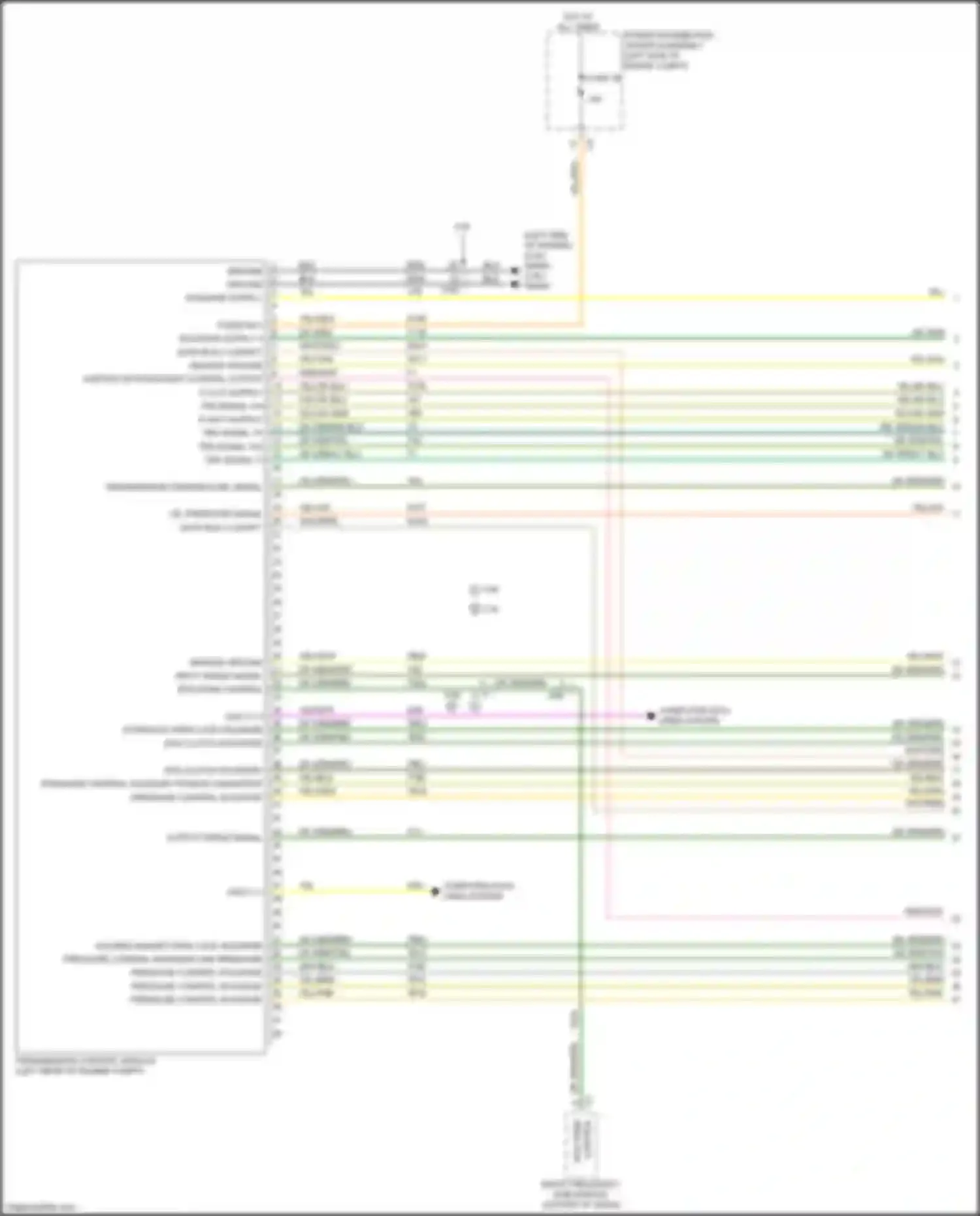 Wiring diagram btsi park control for Chrysler 200 II (2014-2016) (1 of 1)