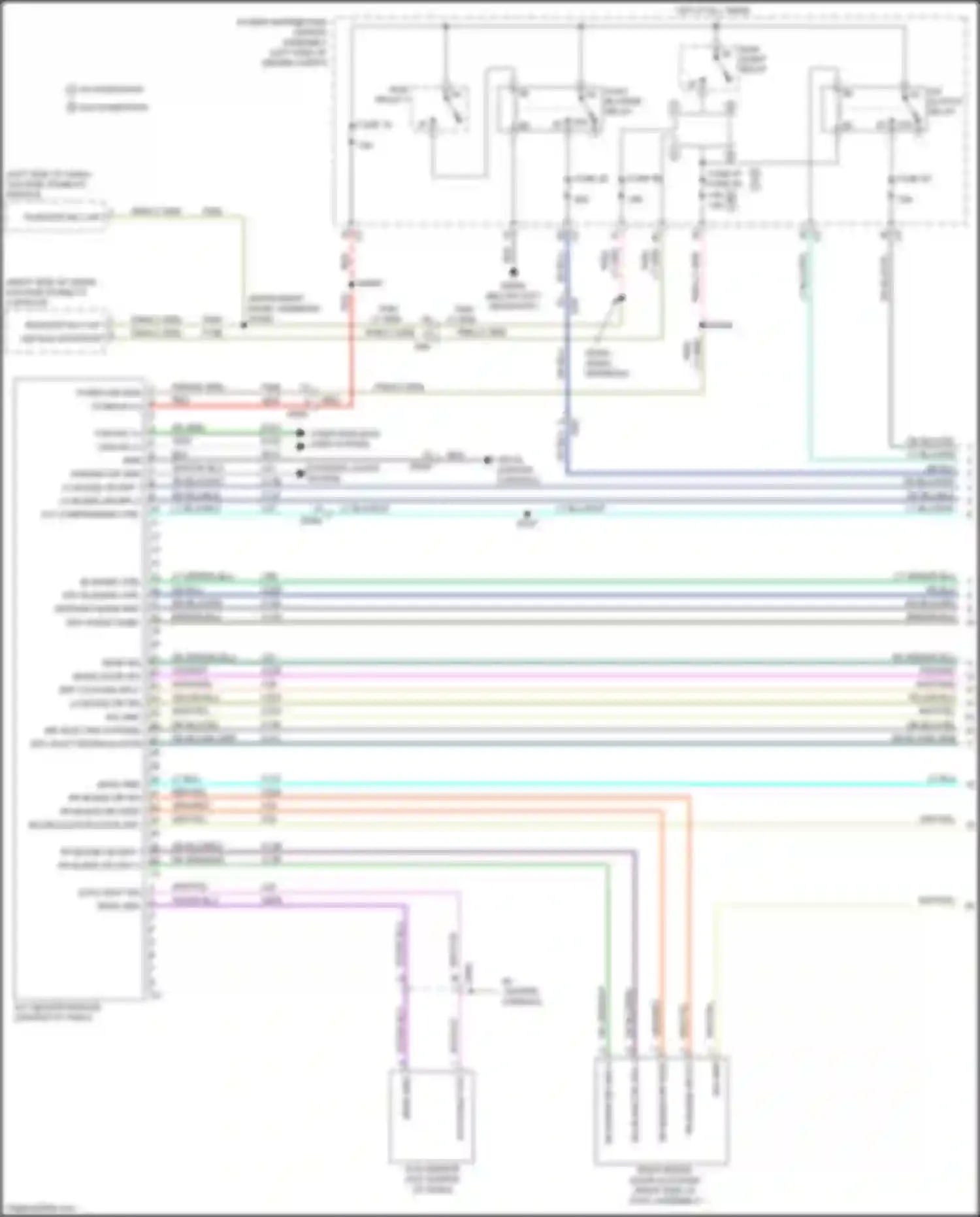 Wiring diagram drv inlet recirculation for Chrysler 200 II (2014-2016)