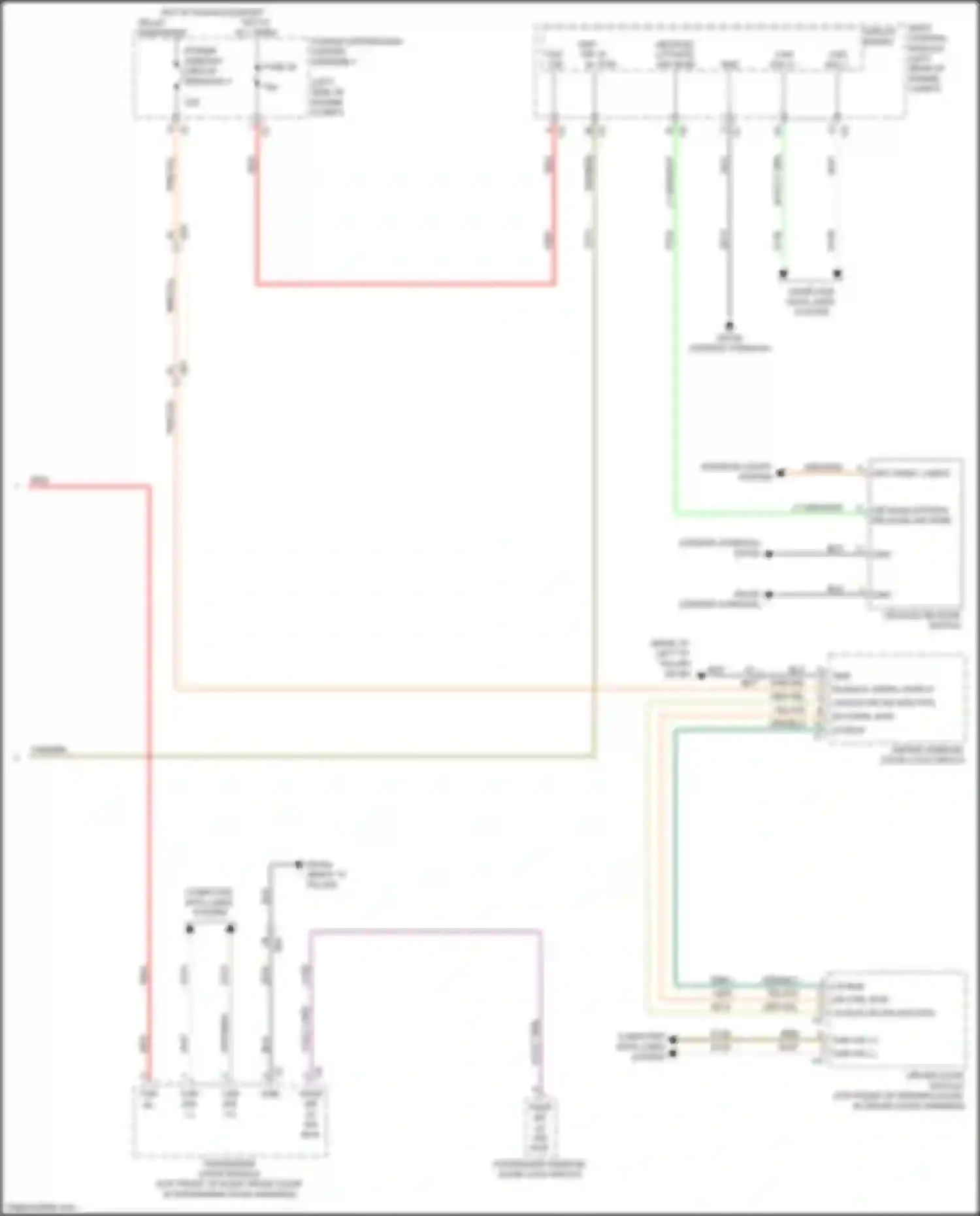Wiring diagram decklid release switch for Chrysler 200 II (2014-2016)
