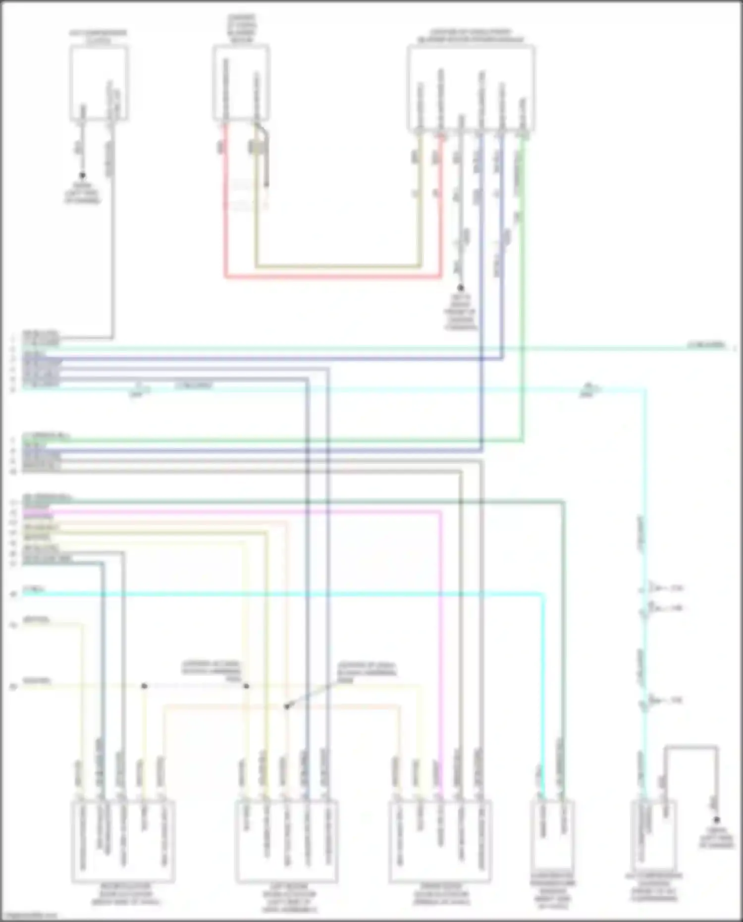 Wiring diagram evaporator temperature sensor for Chrysler 200 II (2014-2016)