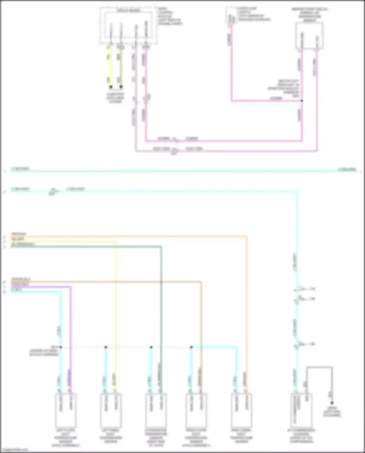 Wiring diagram circuit board for Chrysler 200 II (2014-2016) (2 of 36)