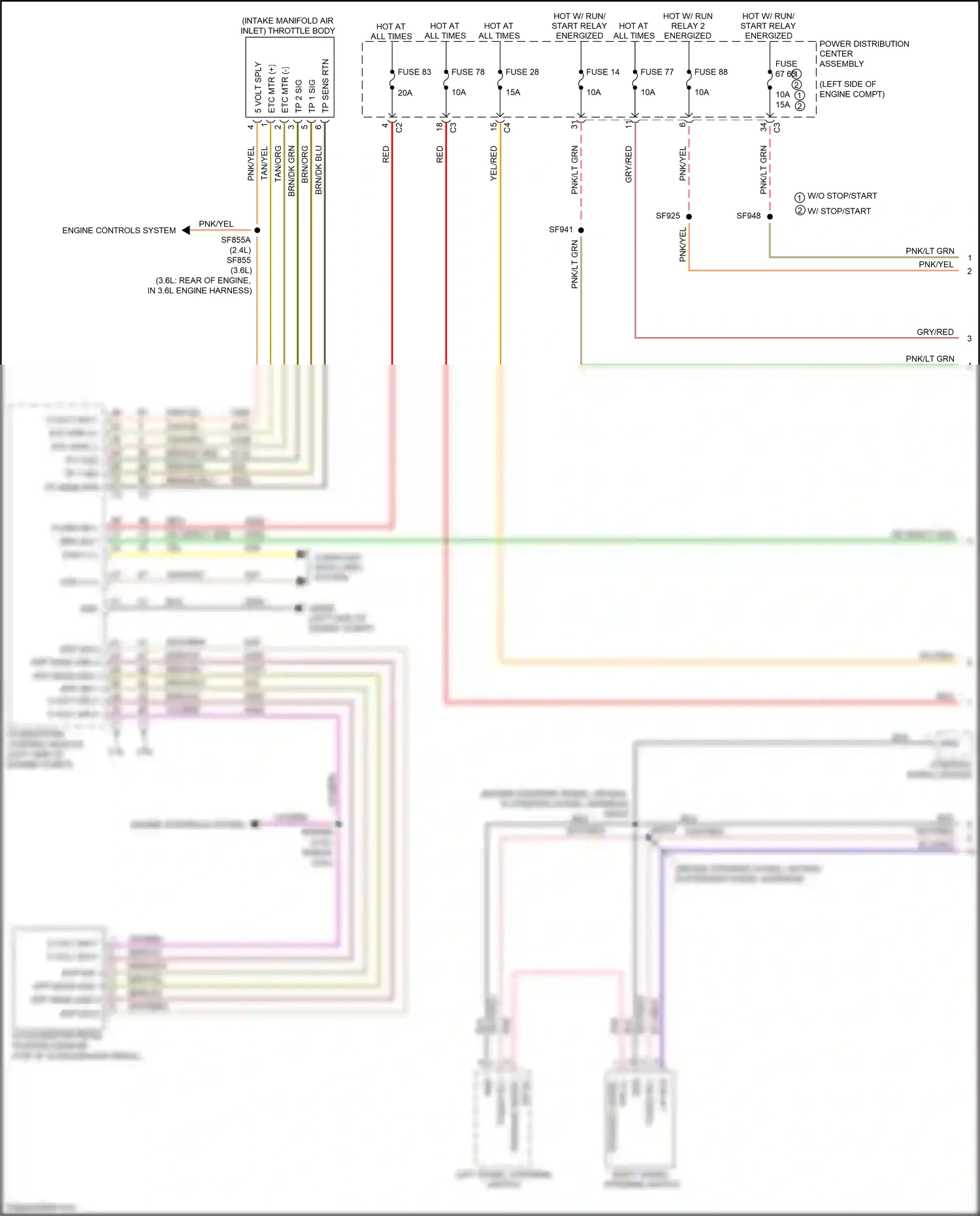 Chrysler 200 II (2014-2016) computer data lines system wiring diagram  (5 of 77)