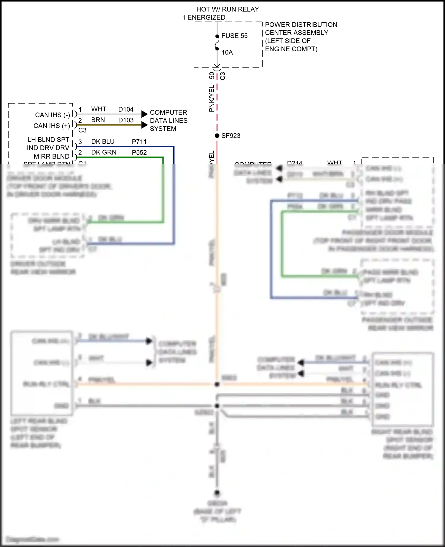 Chrysler 200 II (2014-2016) dk blu wiring diagram  (21 of 33)