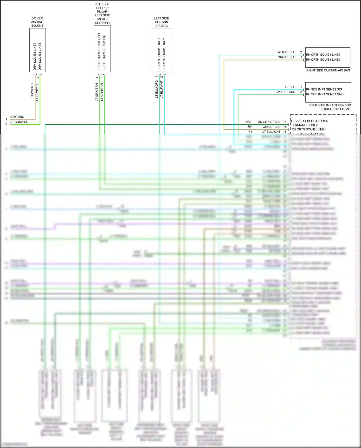 Chrysler 200 II (2014-2016) dk grn/lt blu wiring diagram  (9 of 14)
