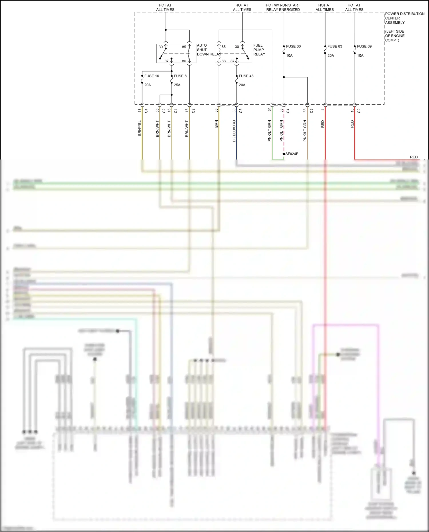 Chrysler 200 II (2014-2016) dk grn/yel wiring diagram  (19 of 24)