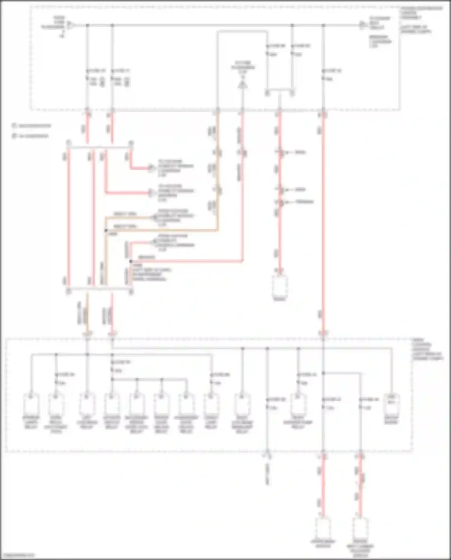 Wiring diagram body control module for Chrysler 200 II (2014-2016)