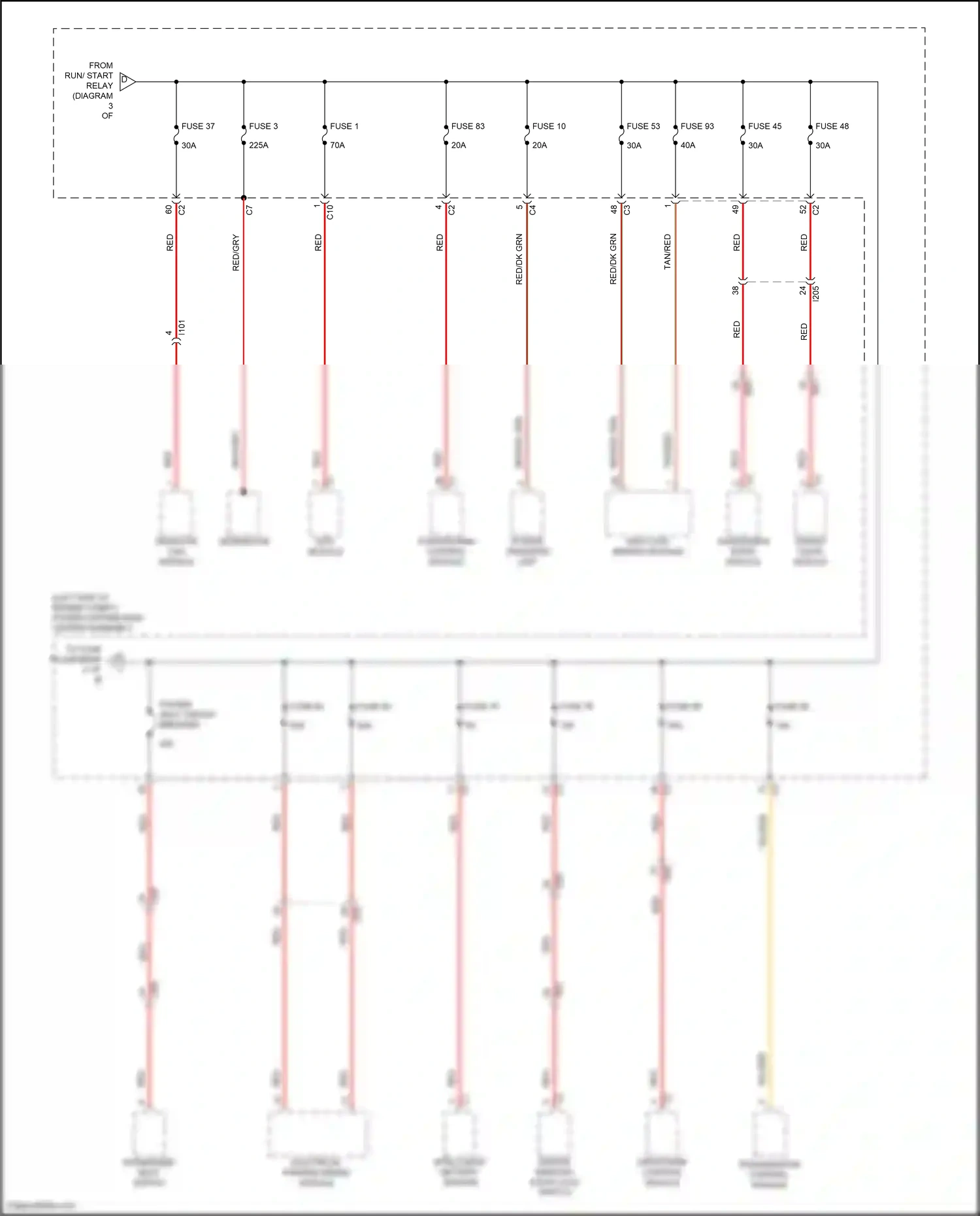 Chrysler 200 II (2014-2016) fuse 59 wiring diagram  (1 of 2)