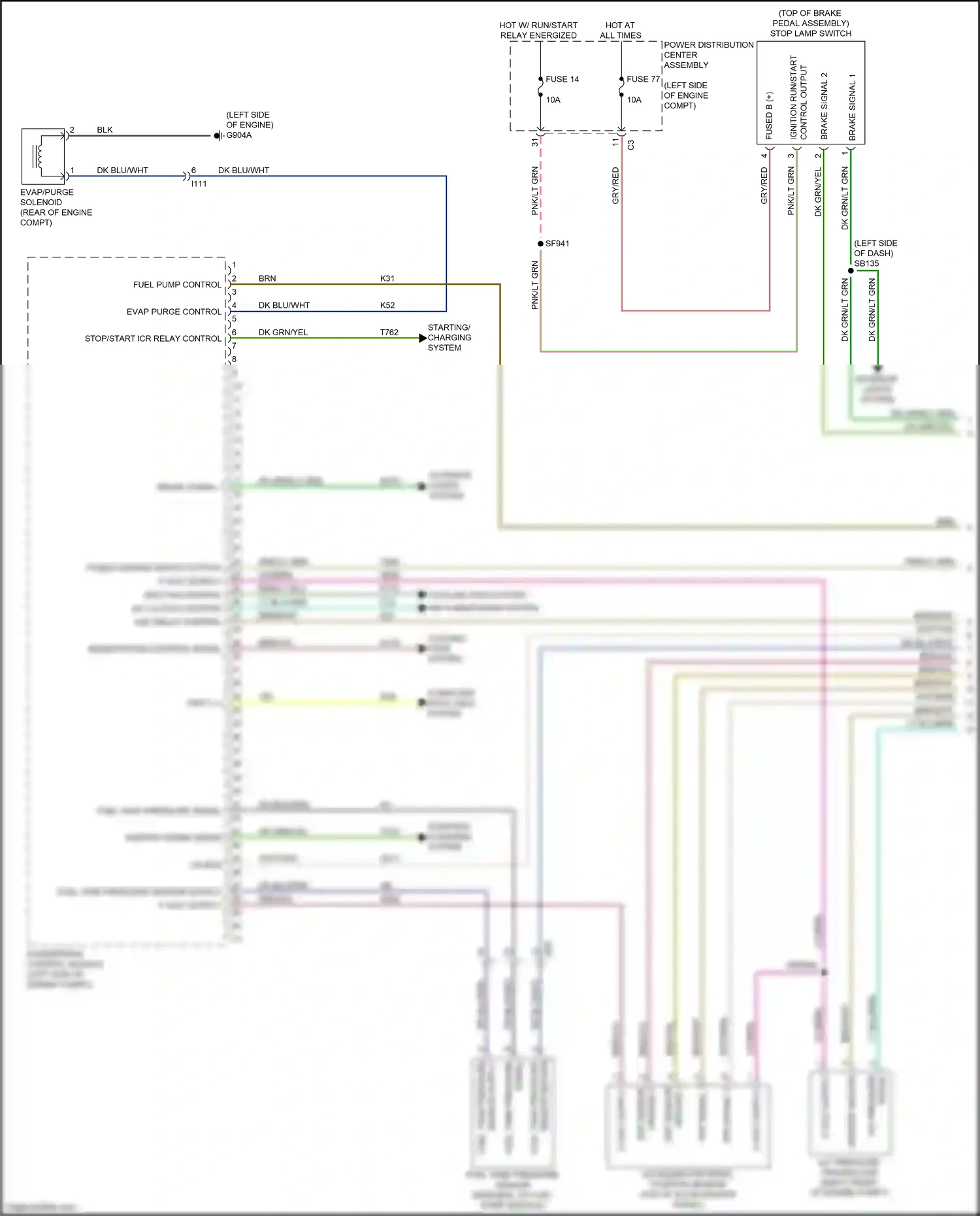 Chrysler 200 II (2014-2016) ground 1 wiring diagram  (1 of 1)