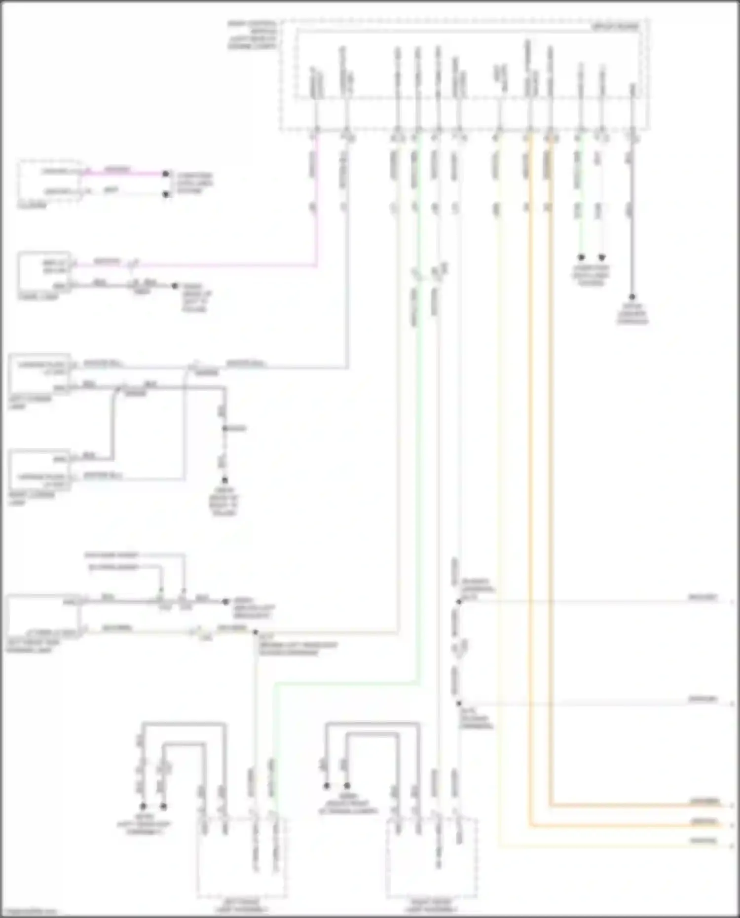 Wiring diagram hdlp sw for Chrysler 200 II (2014-2016) (1 of 2)