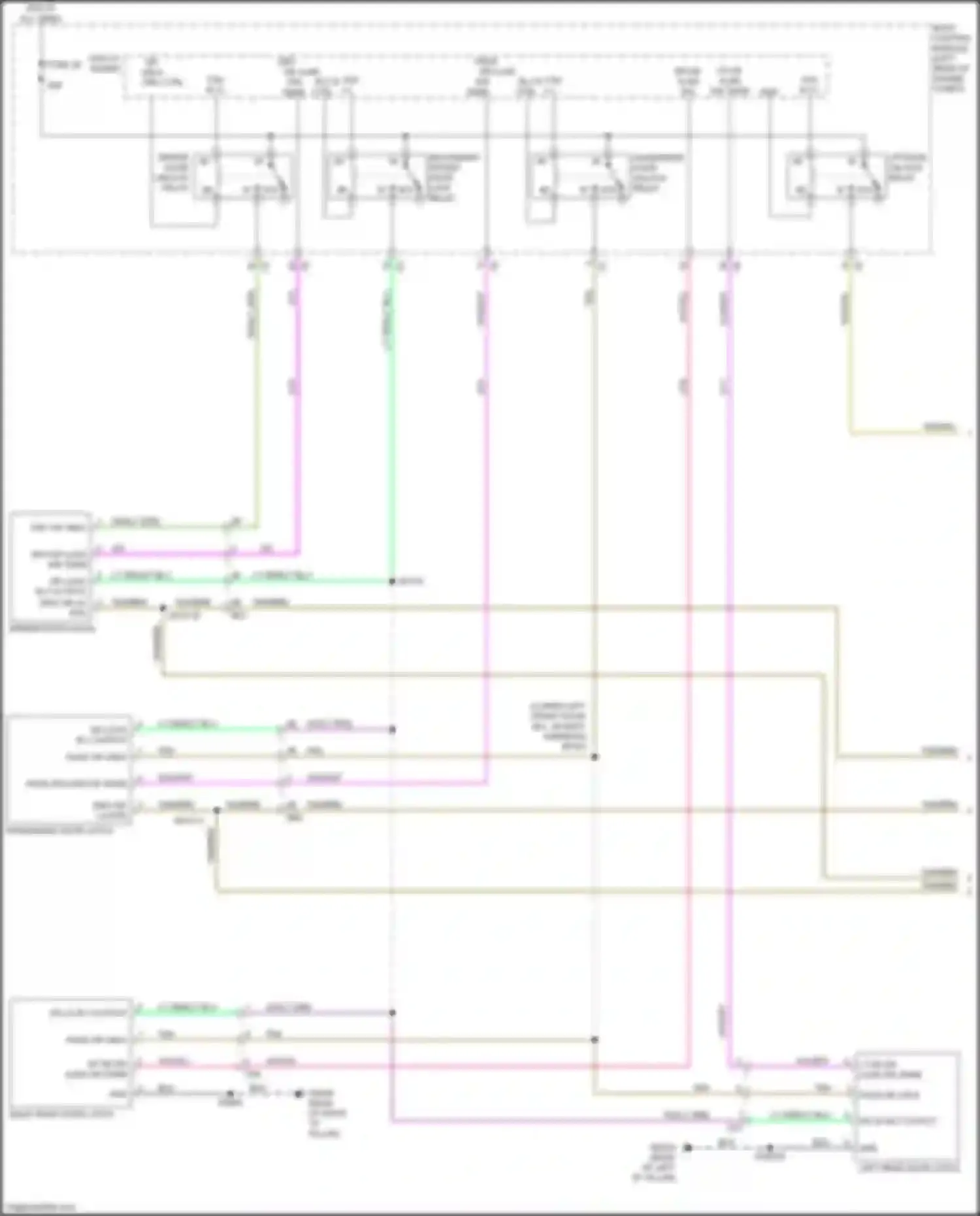 Wiring diagram dr lock rly output for Chrysler 200 II (2014-2016)