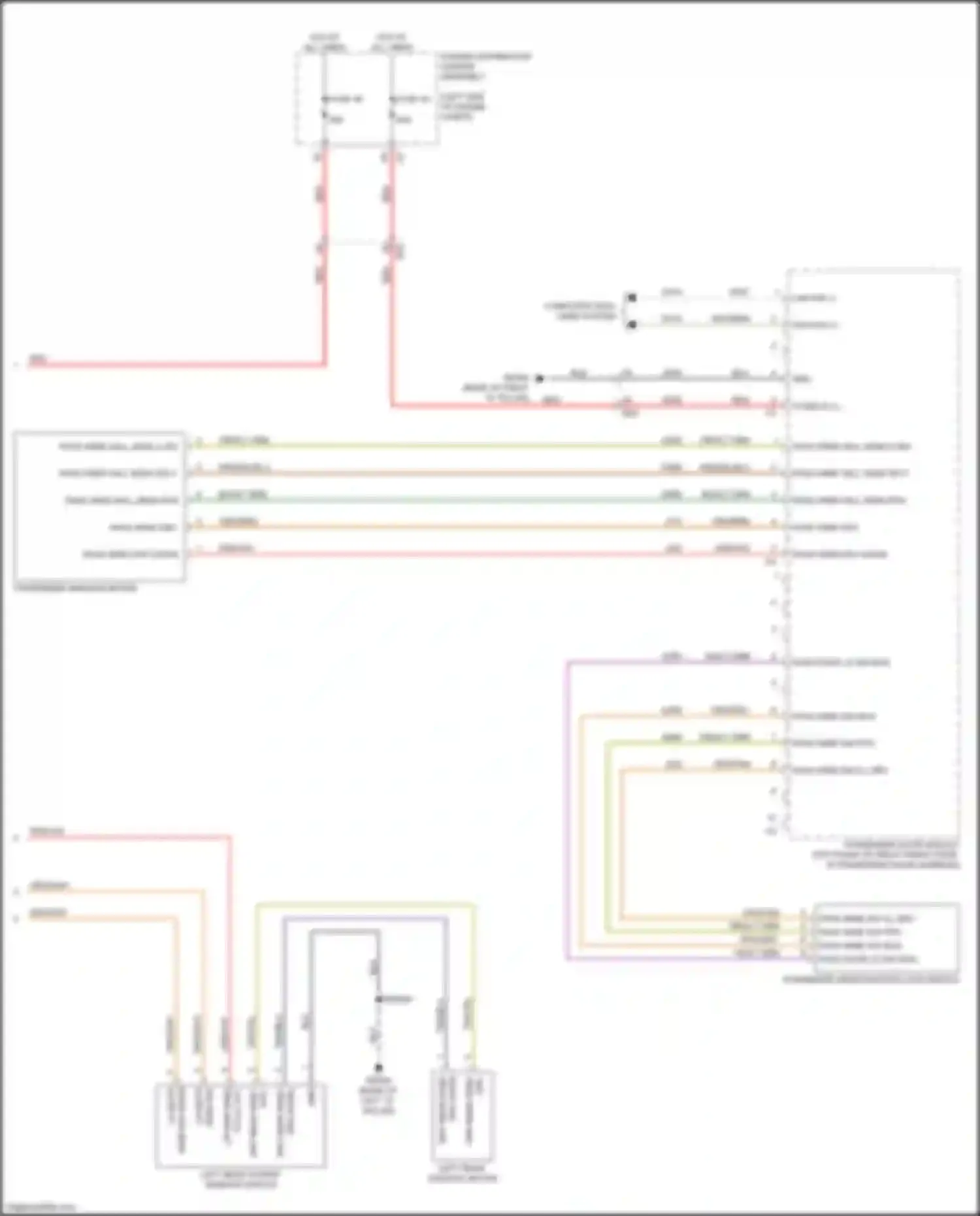 Wiring diagram pass wind sw mux for Chrysler 200 II (2014-2016)