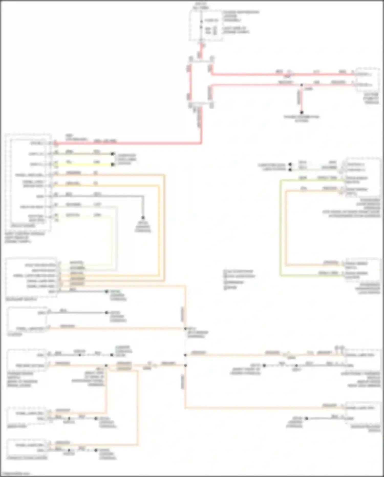 Wiring diagram decklid release switch for Chrysler 200 II (2014-2016)