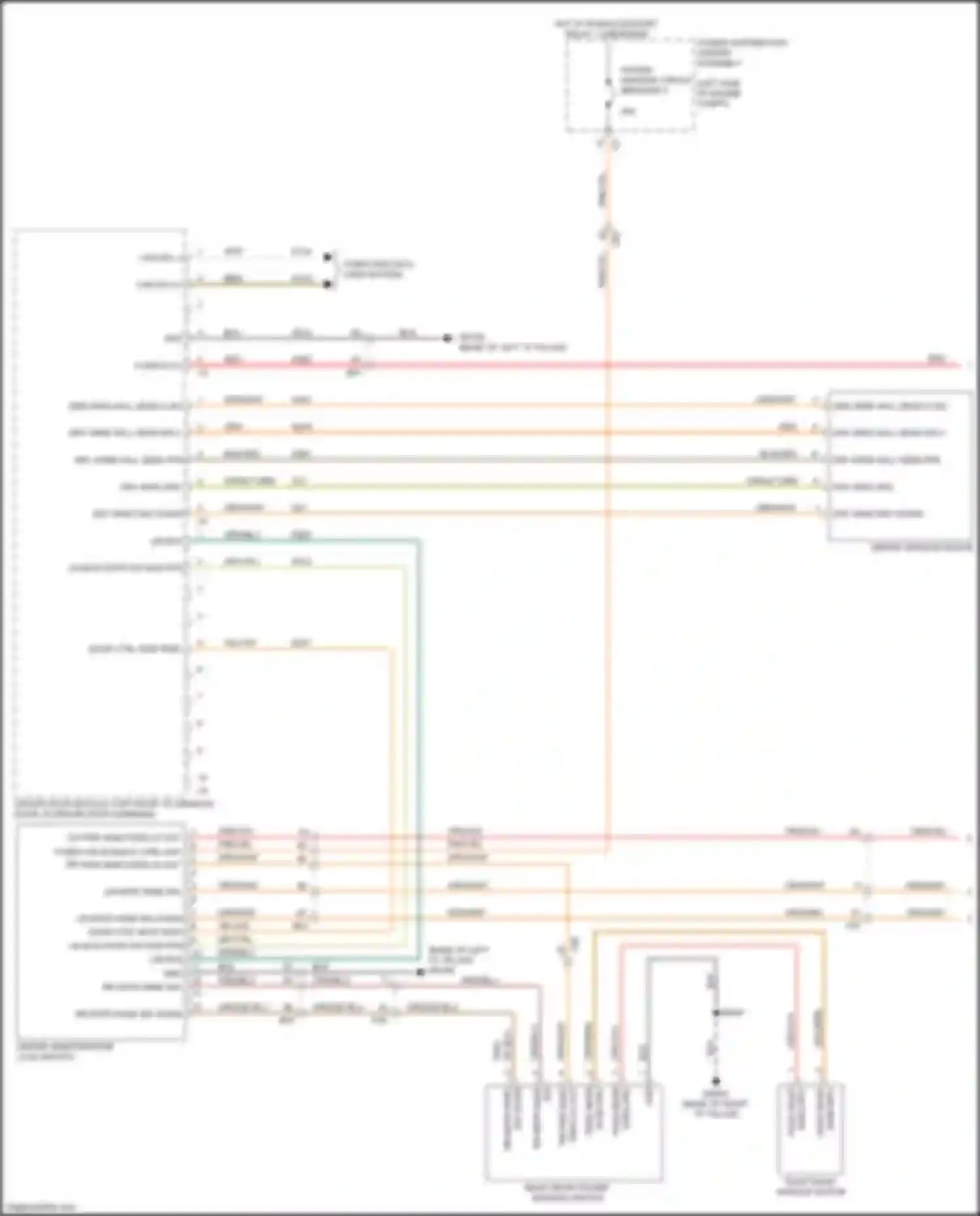 Wiring diagram door ctrl mod feed sw for Chrysler 200 II (2014-2016)