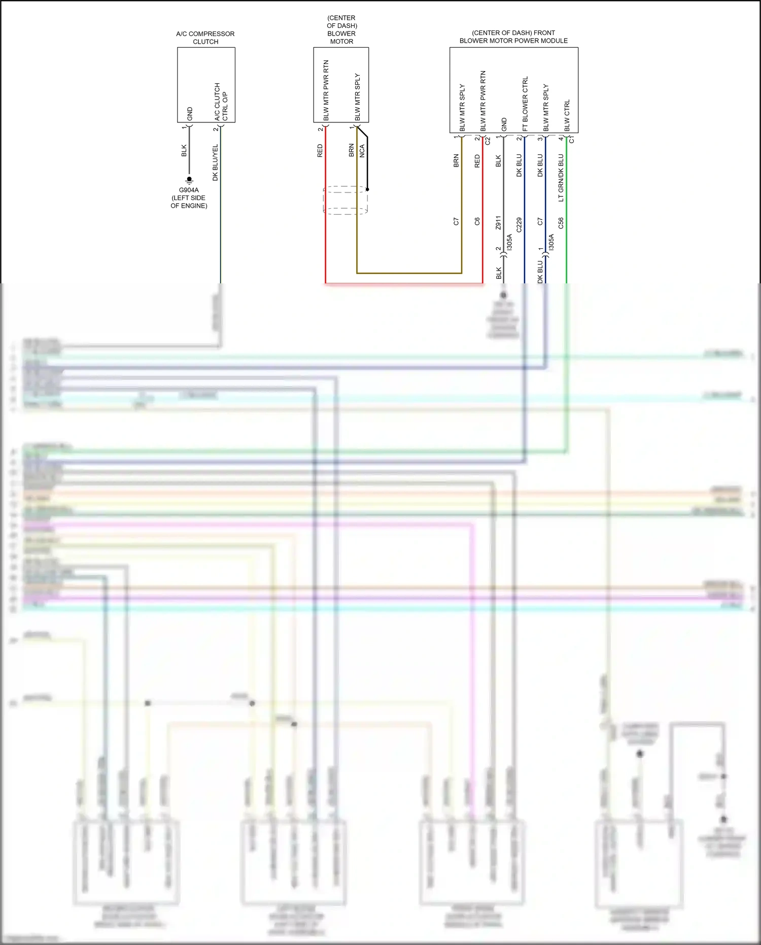 Chrysler 200 II (2014-2016) humidity sensor wiring diagram  (1 of 4)