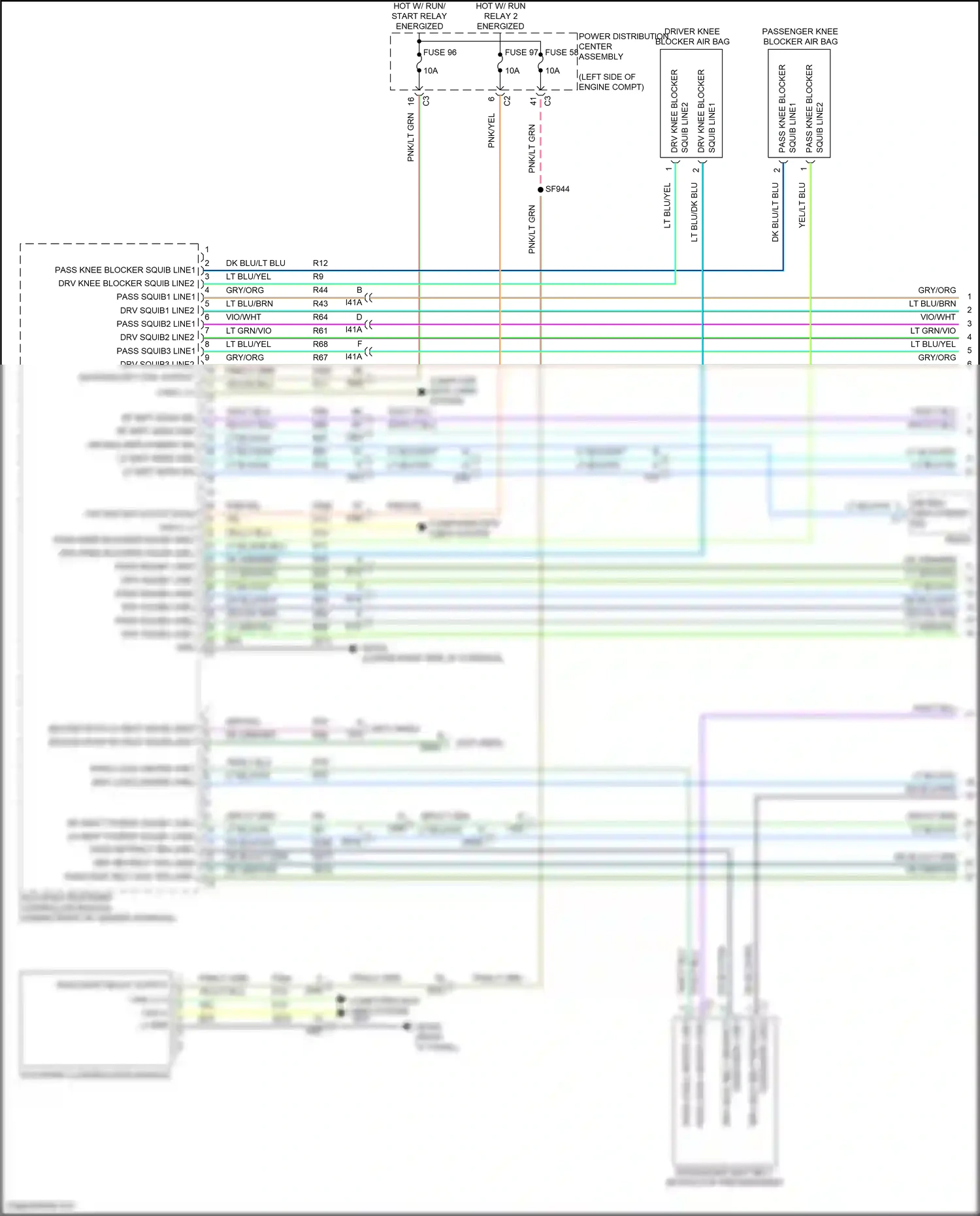 Chrysler 200 II (2014-2016) ign run/ strt ctrl output wiring diagram  (2 of 2)