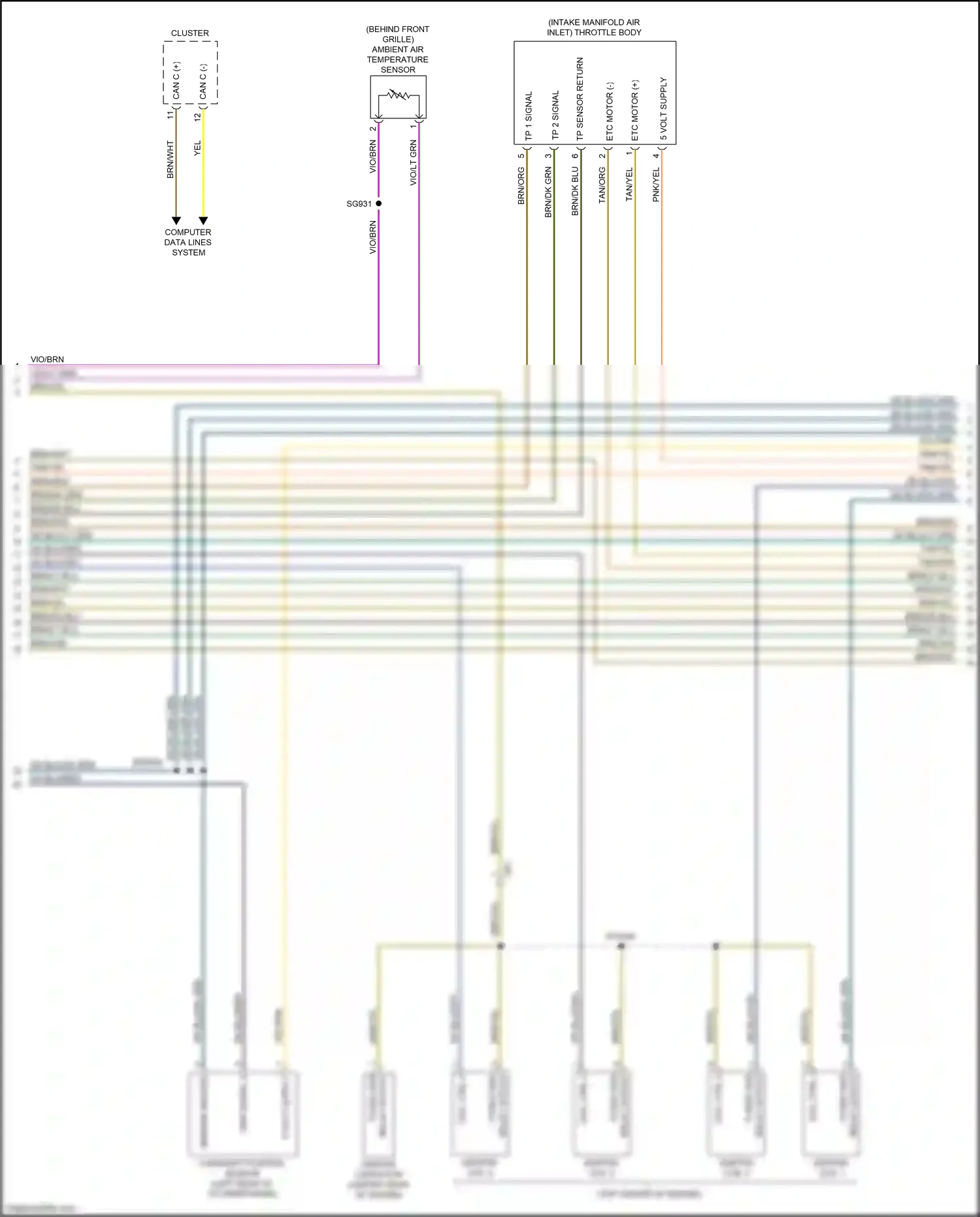 Chrysler 200 II (2014-2016) ignition coil 1 wiring diagram  (1 of 1)