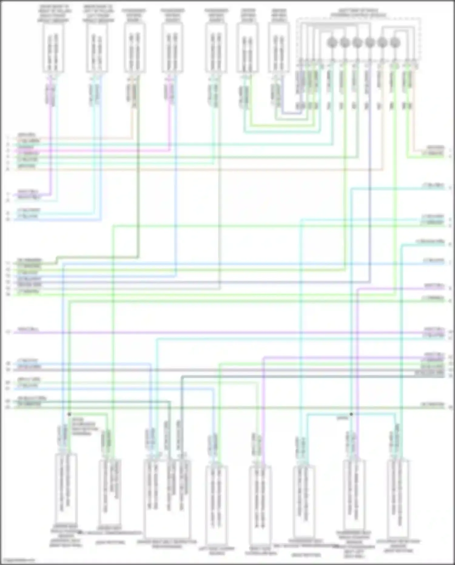 Wiring diagram drv load limiter line 1 for Chrysler 200 II (2014-2016)