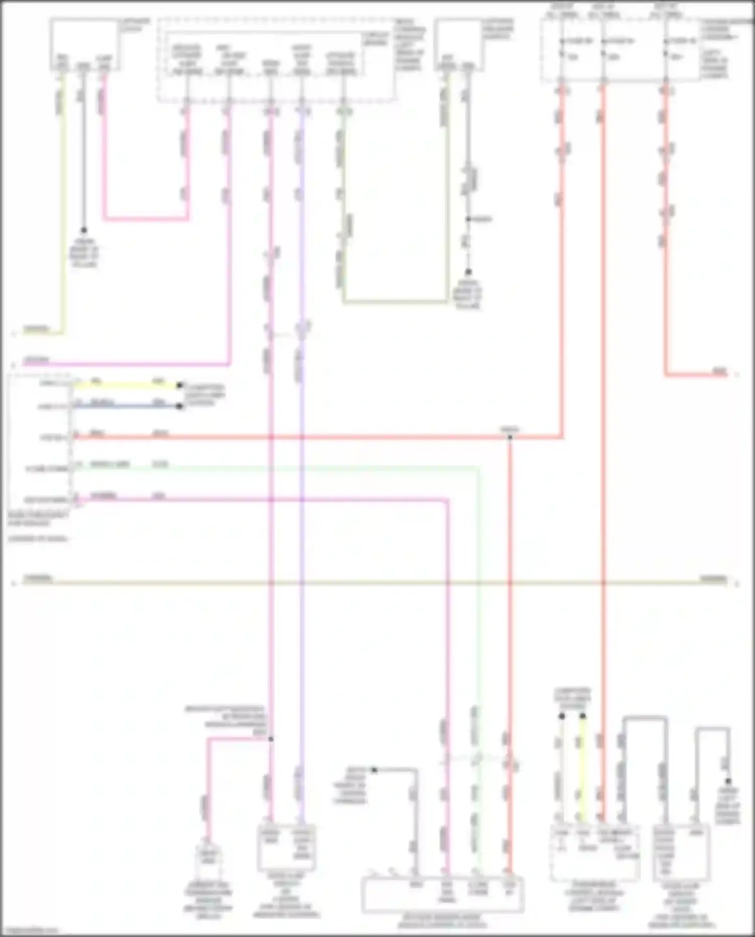 Wiring diagram liftgate handle sw snse for Chrysler 200 II (2014-2016) (2 of 4)