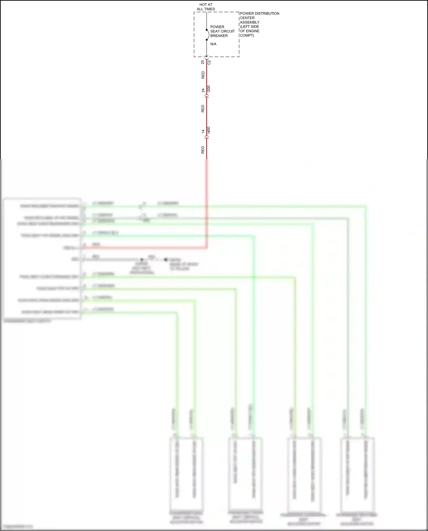 Chrysler 200 II (2014-2016) lt grn/tan wiring diagram  (4 of 8)
