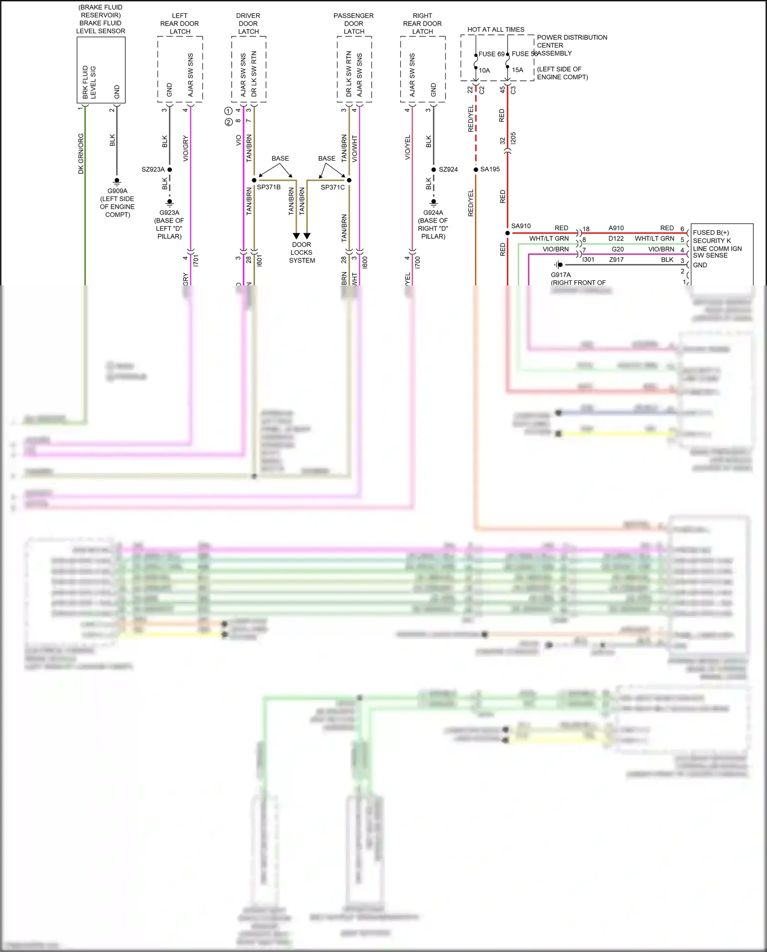 Chrysler 200 II (2014-2016) parking brake switch wiring diagram  (6 of 6)