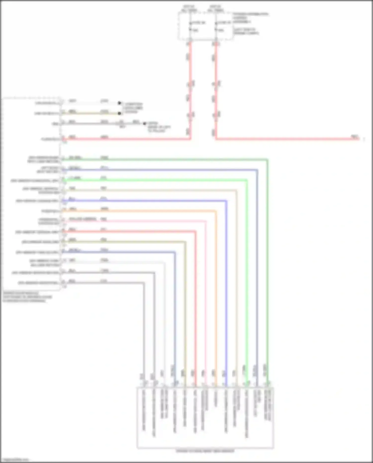 Wiring diagram power distribution center assembly for Chrysler 200 II (2014-2016) (44 of 80)