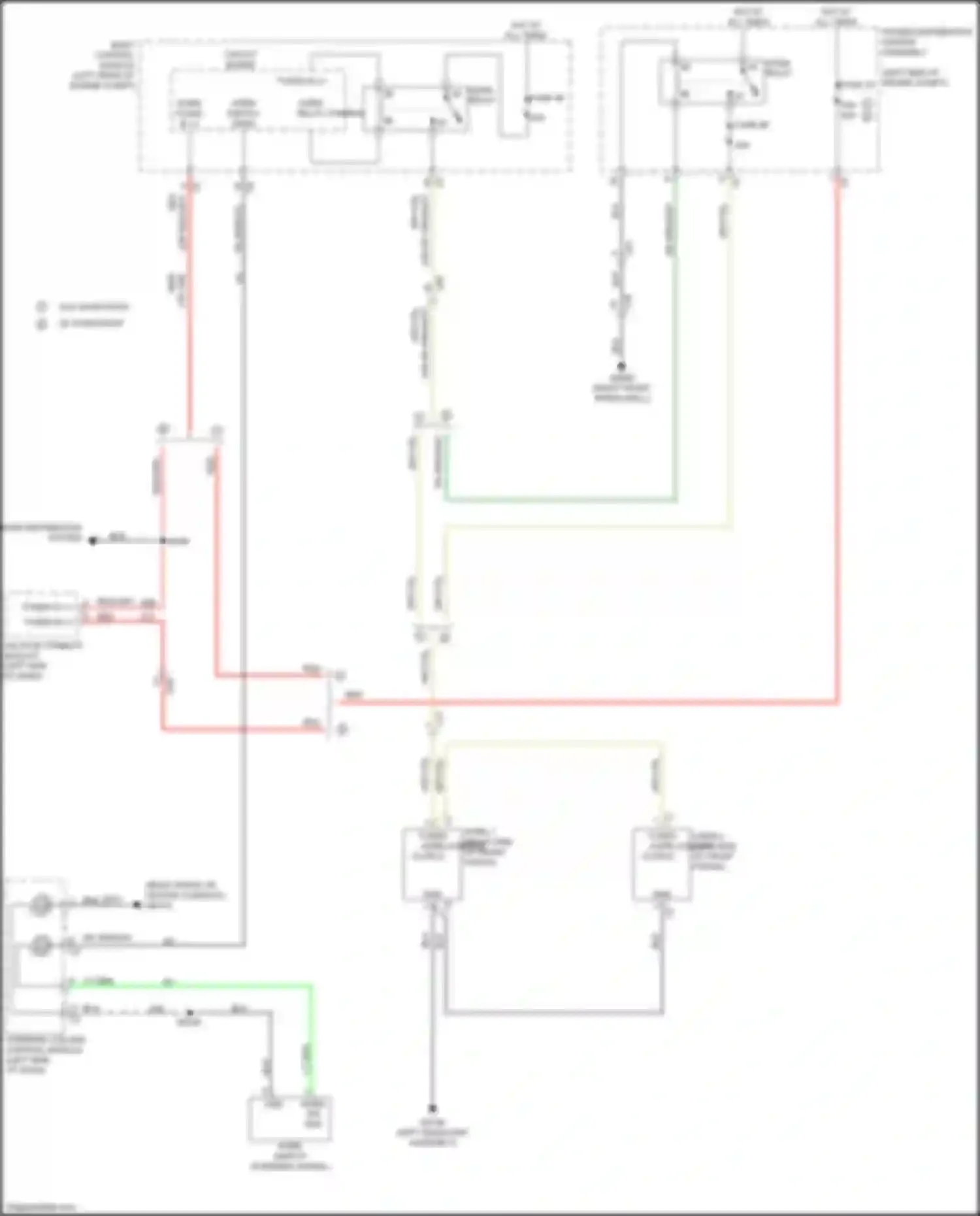Wiring diagram steering column control module for Chrysler 200 II (2014-2016)
