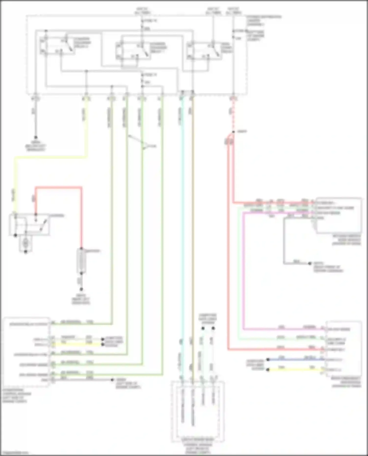 Wiring diagram run/ start relay for Chrysler 200 II (2014-2016) (4 of 4)