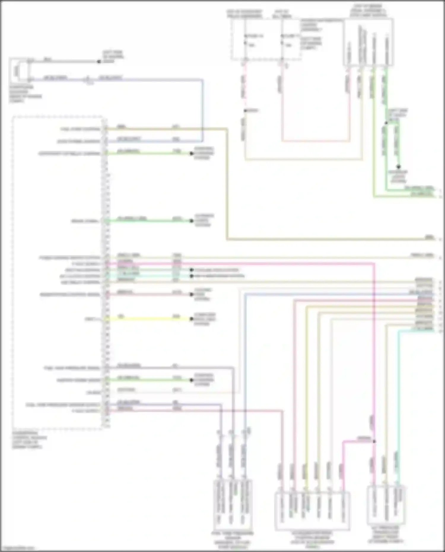 Wiring diagram starting/ charging system for Chrysler 200 II (2014-2016) (1 of 4)