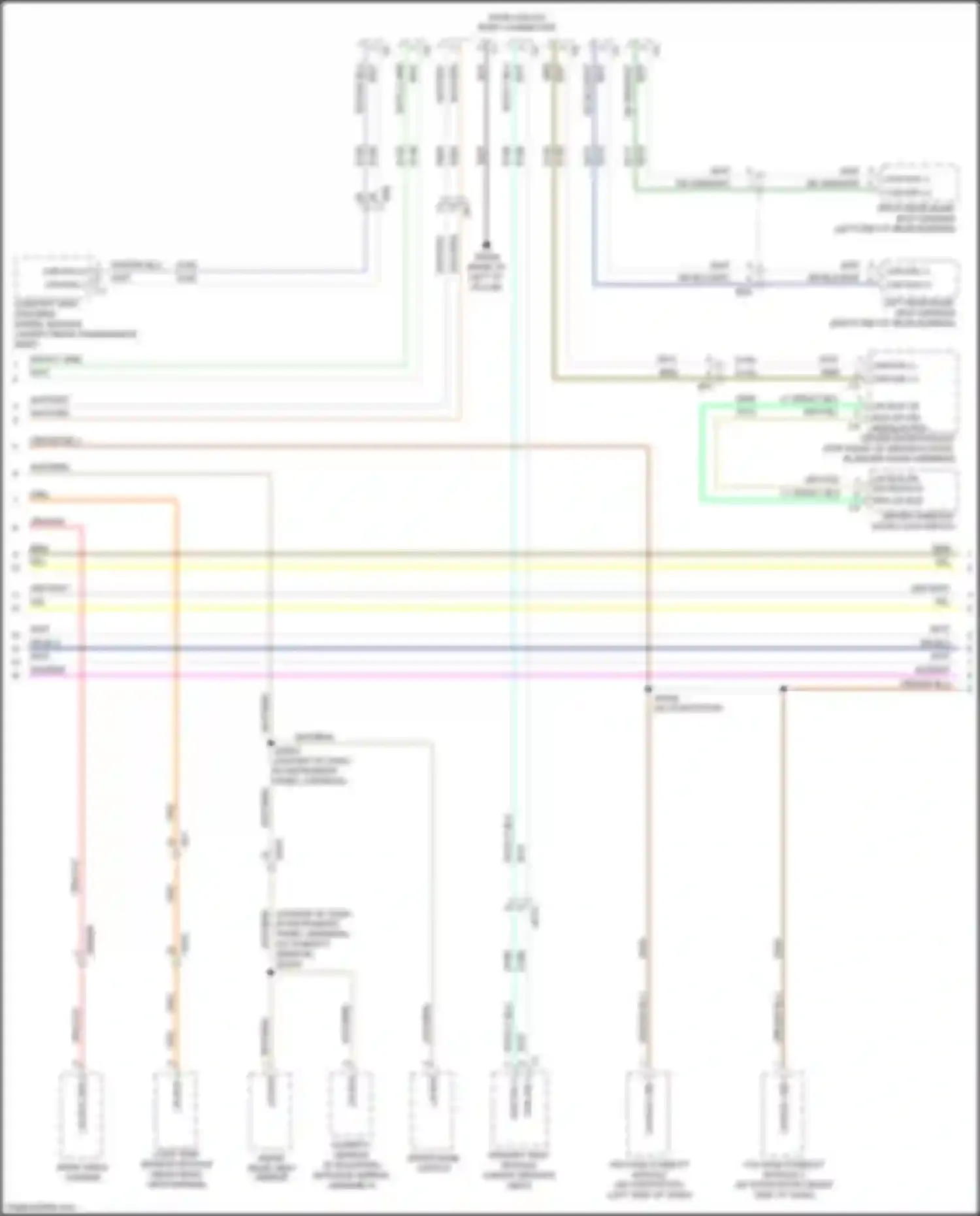 Wiring diagram upper bank switch for Chrysler 200 II (2014-2016) (1 of 3)