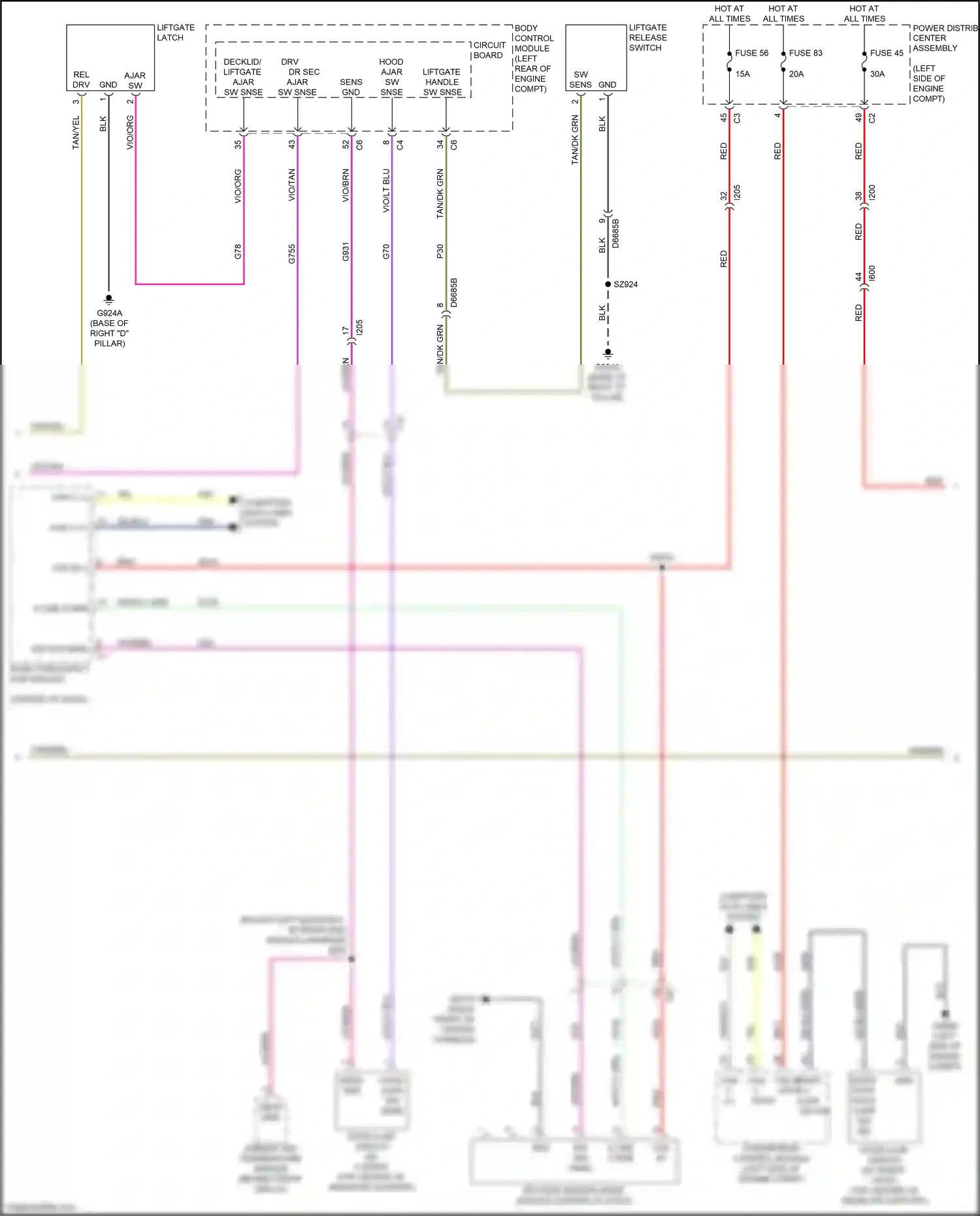 Chrysler 200 II (2014-2016) vio/org wiring diagram  (8 of 19)
