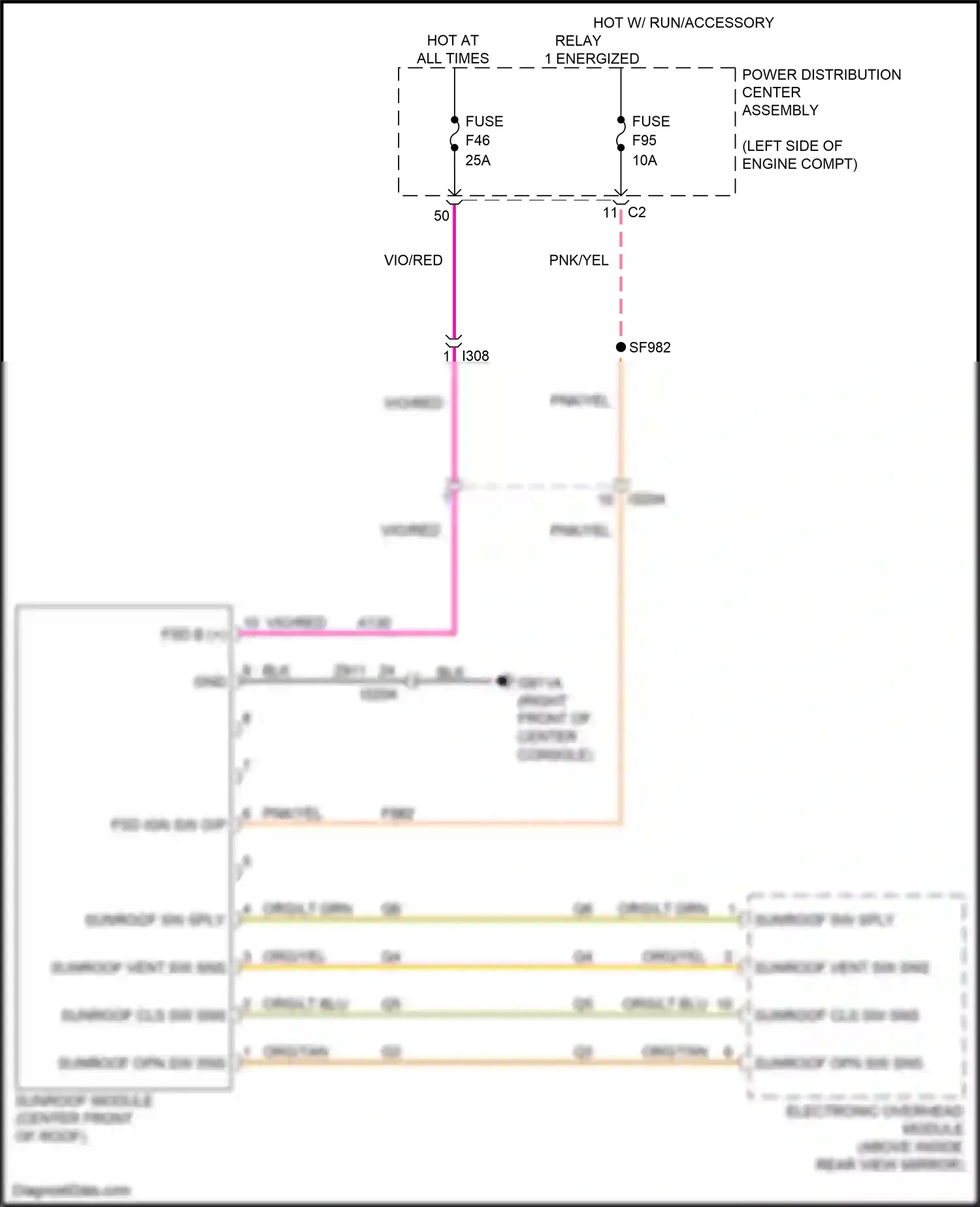 Chrysler 200 II (2014-2016) vio/red wiring diagram  (3 of 3)