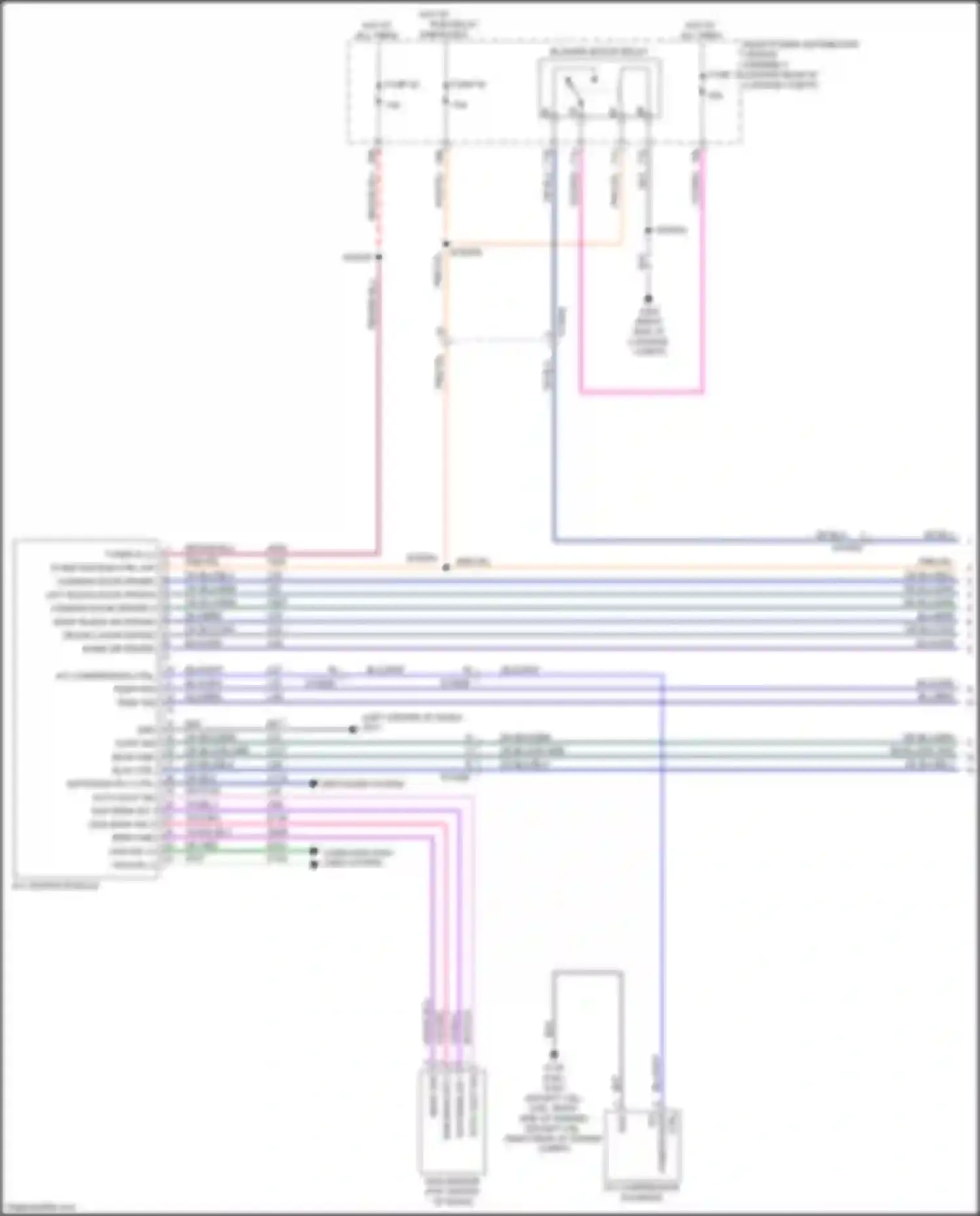 300C Chrysler II facelift (2015-2024): Automatic a/c circuit (1 of 4)