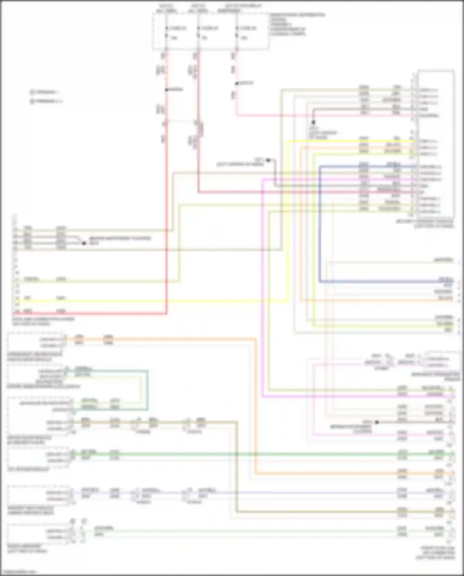 300C Chrysler II facelift (2015-2024): Computer data lines circuit (1 of 4)