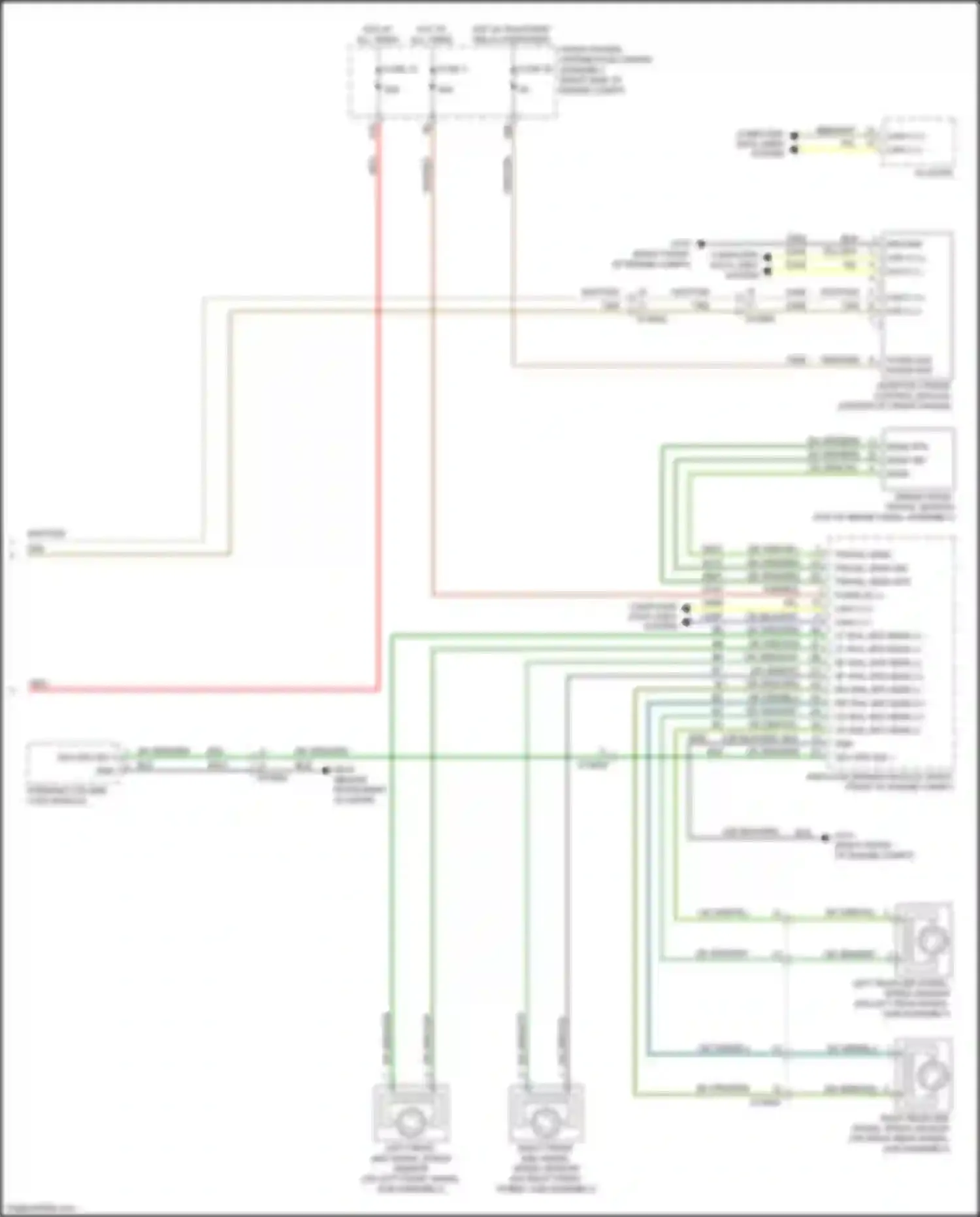 300C Chrysler II facelift (2015-2024): Cruise control circuit (2 of 2)