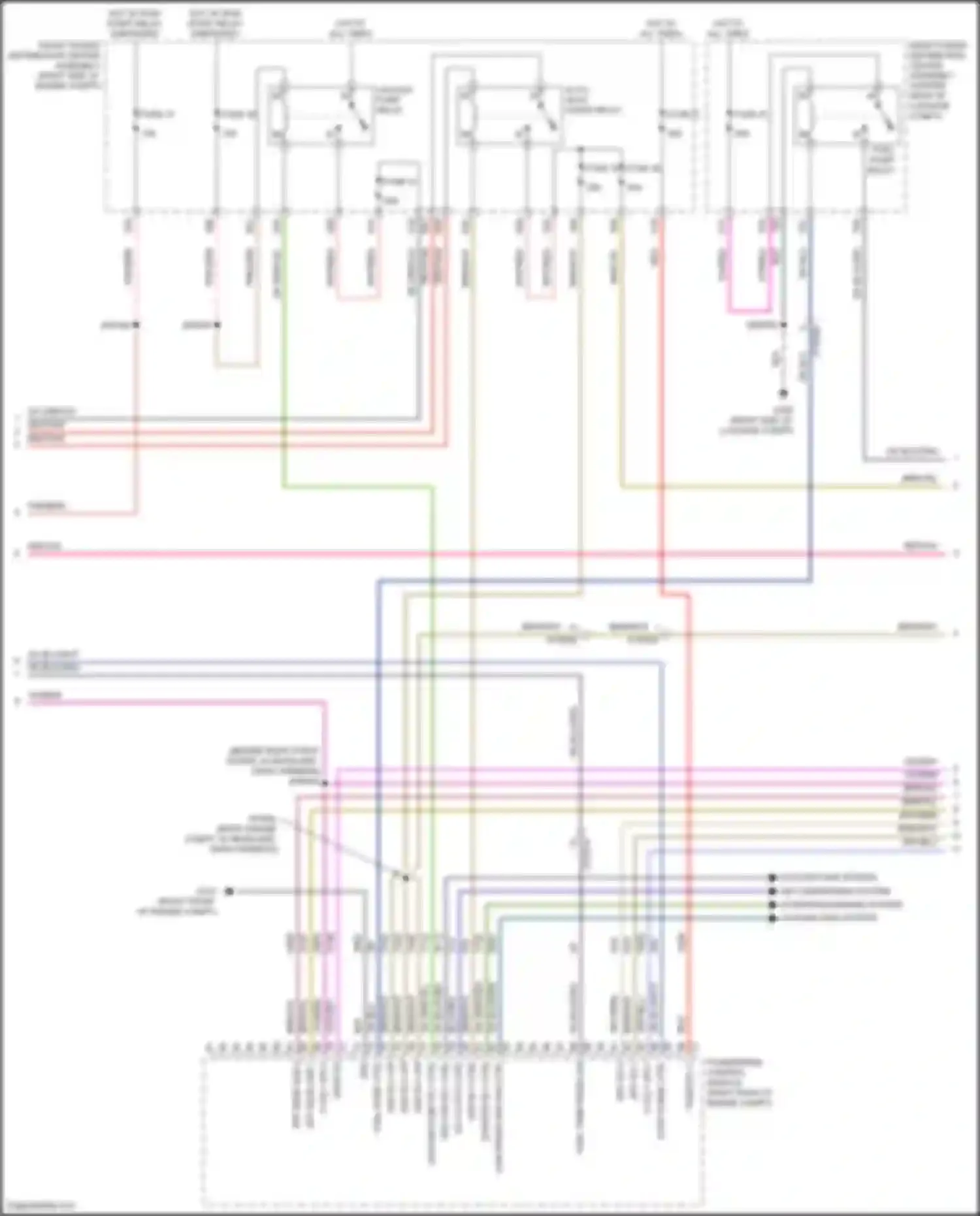 300C Chrysler II facelift (2015-2024): Wiring diagram engine performance 3.6l (2 of 7)
