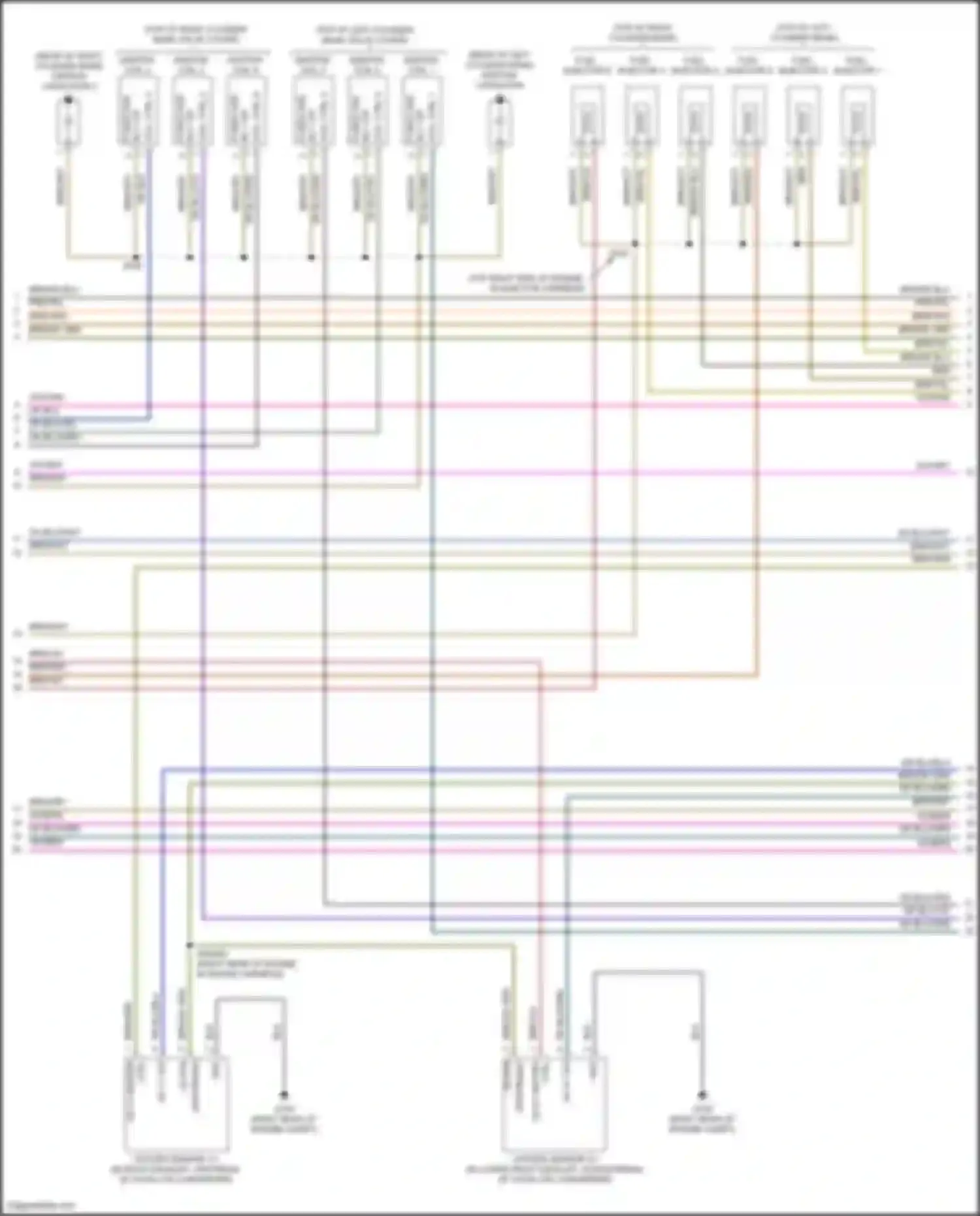 300C Chrysler II facelift (2015-2024): Wiring diagram engine performance 3.6l (6 of 7)