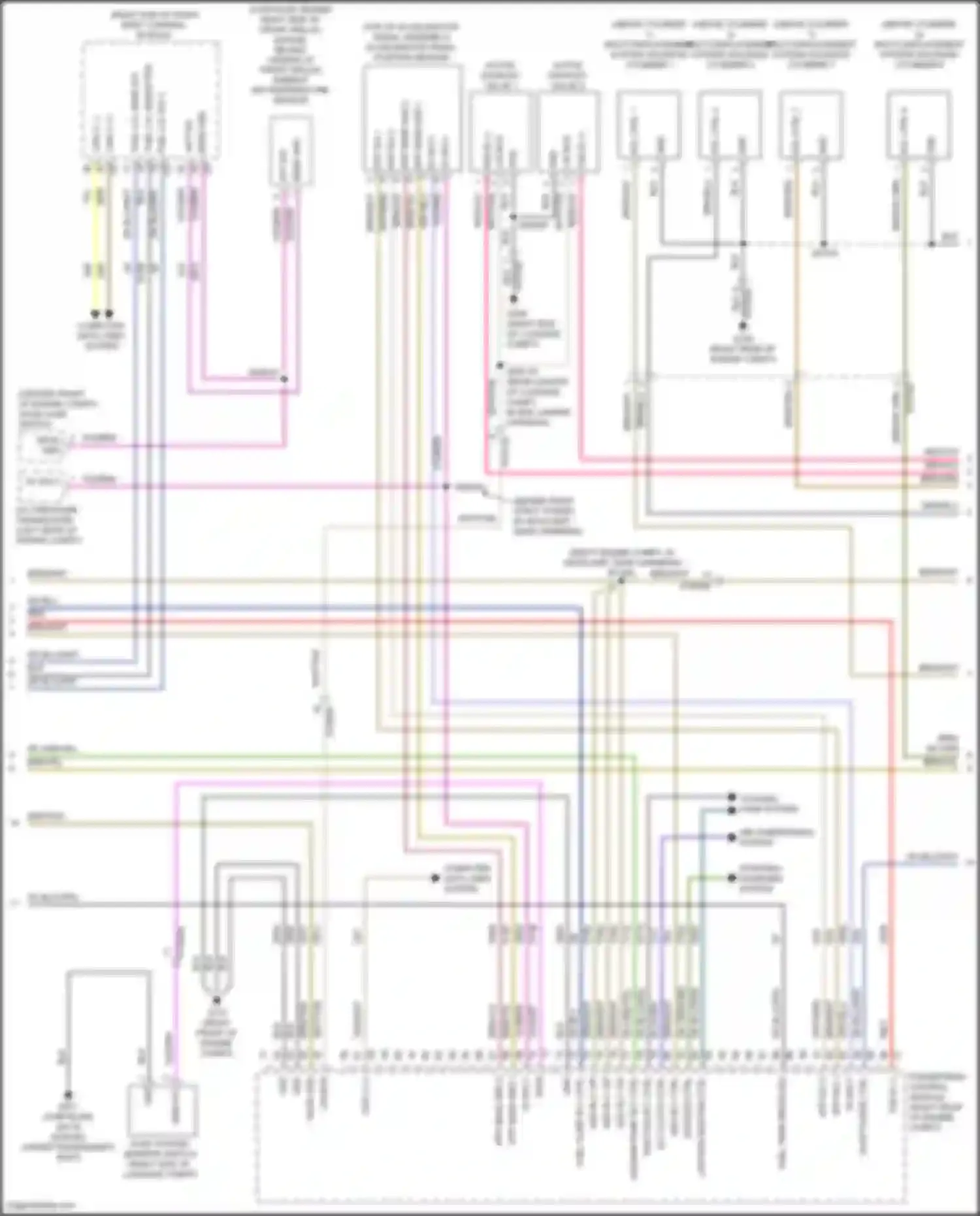 300C Chrysler II facelift (2015-2024): Wiring diagram engine performance 5.7l (2 of 5)