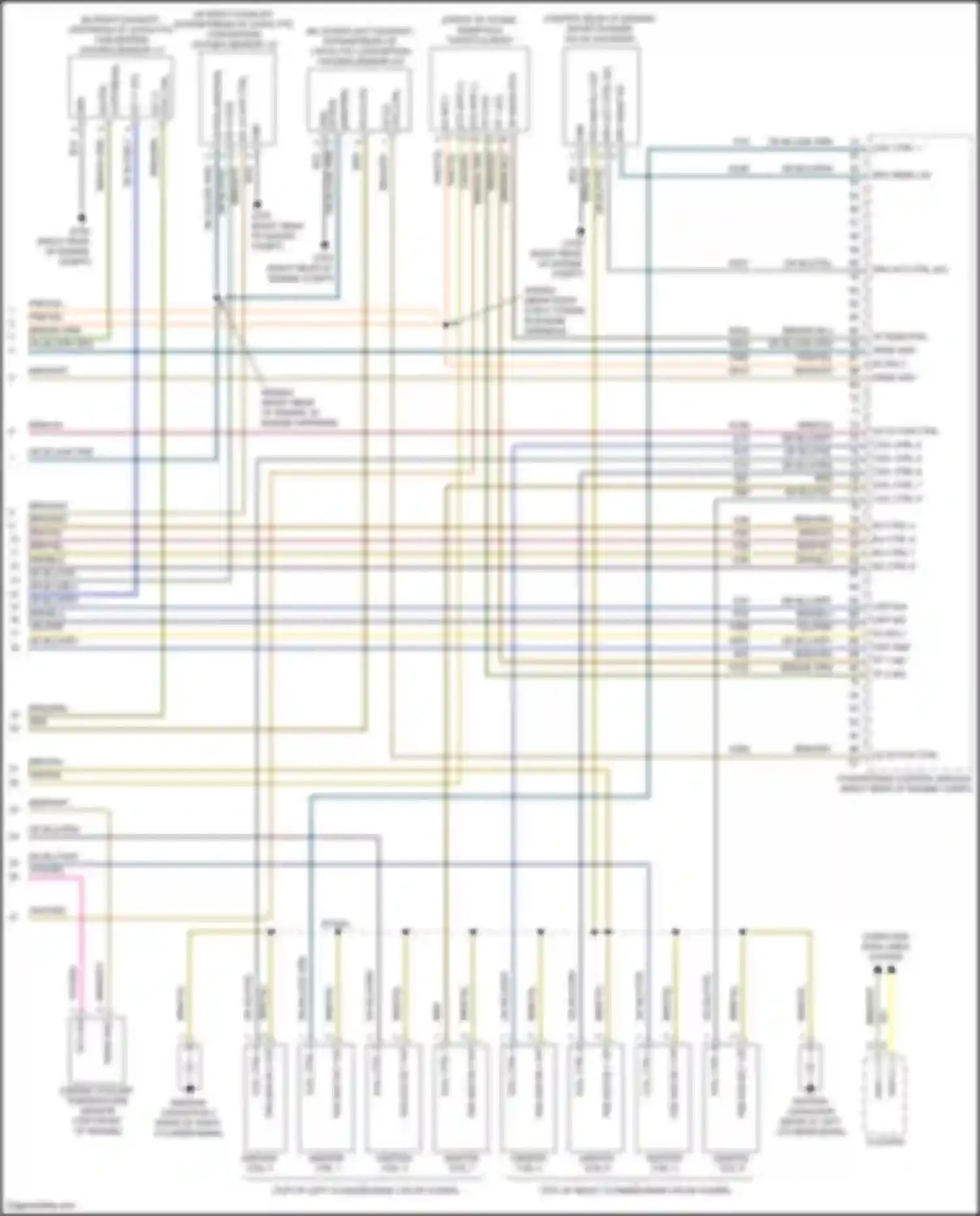 300C Chrysler II facelift (2015-2024): Wiring diagram engine performance 5.7l (5 of 5)