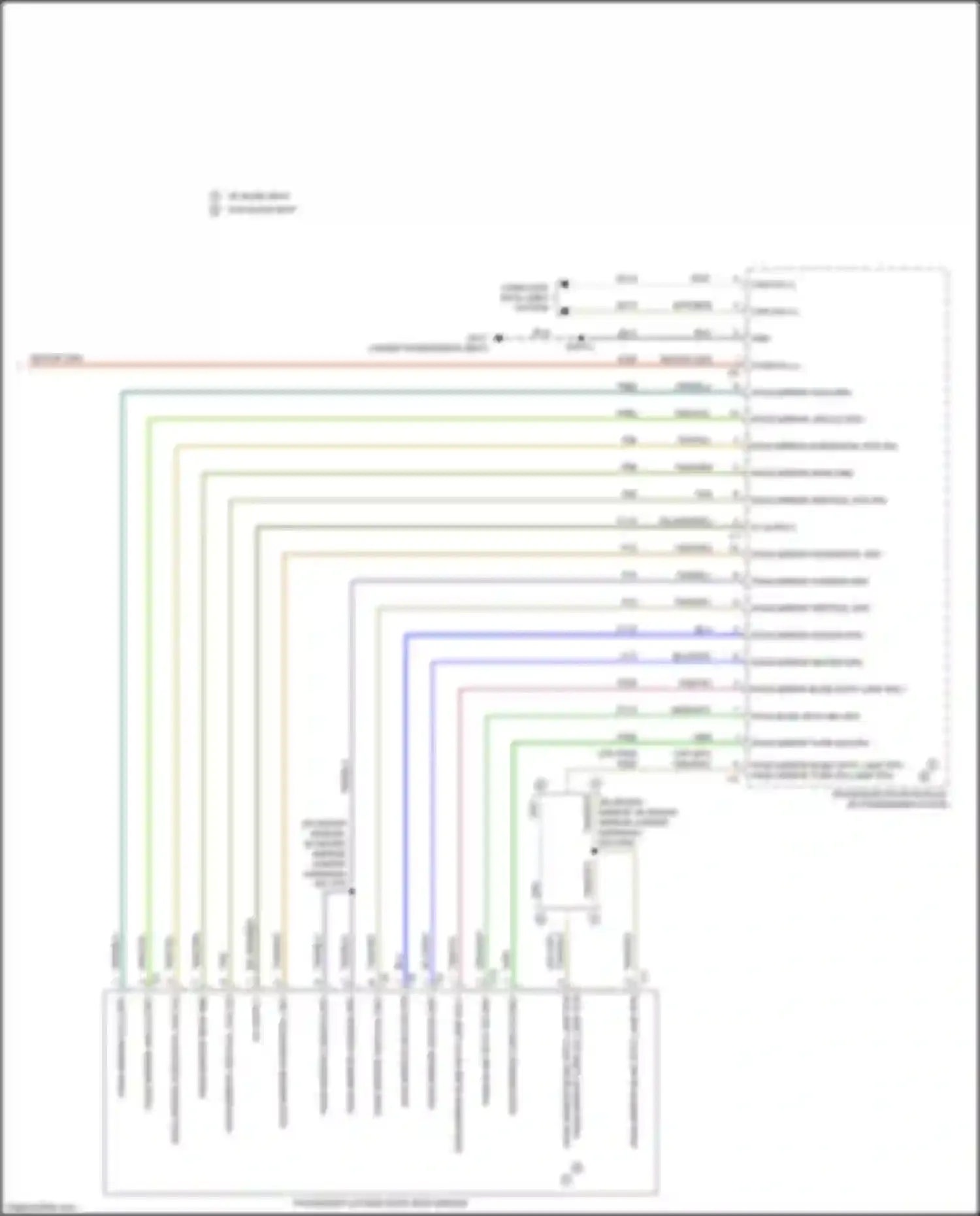 300C Chrysler II facelift (2015-2024): Memory mirrors circuit (2 of 2)