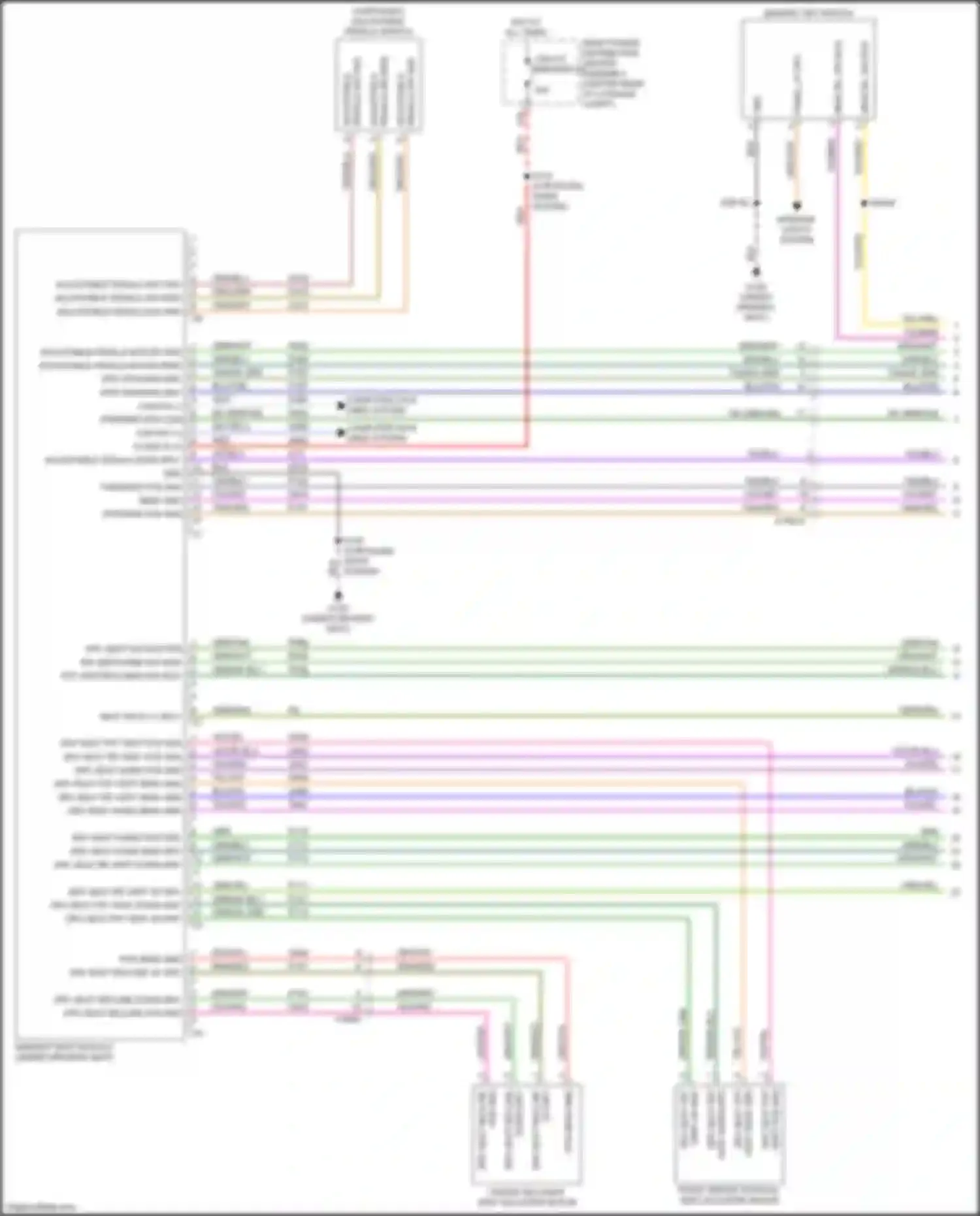 300C Chrysler II facelift (2015-2024): Memory seat circuit (1 of 2)