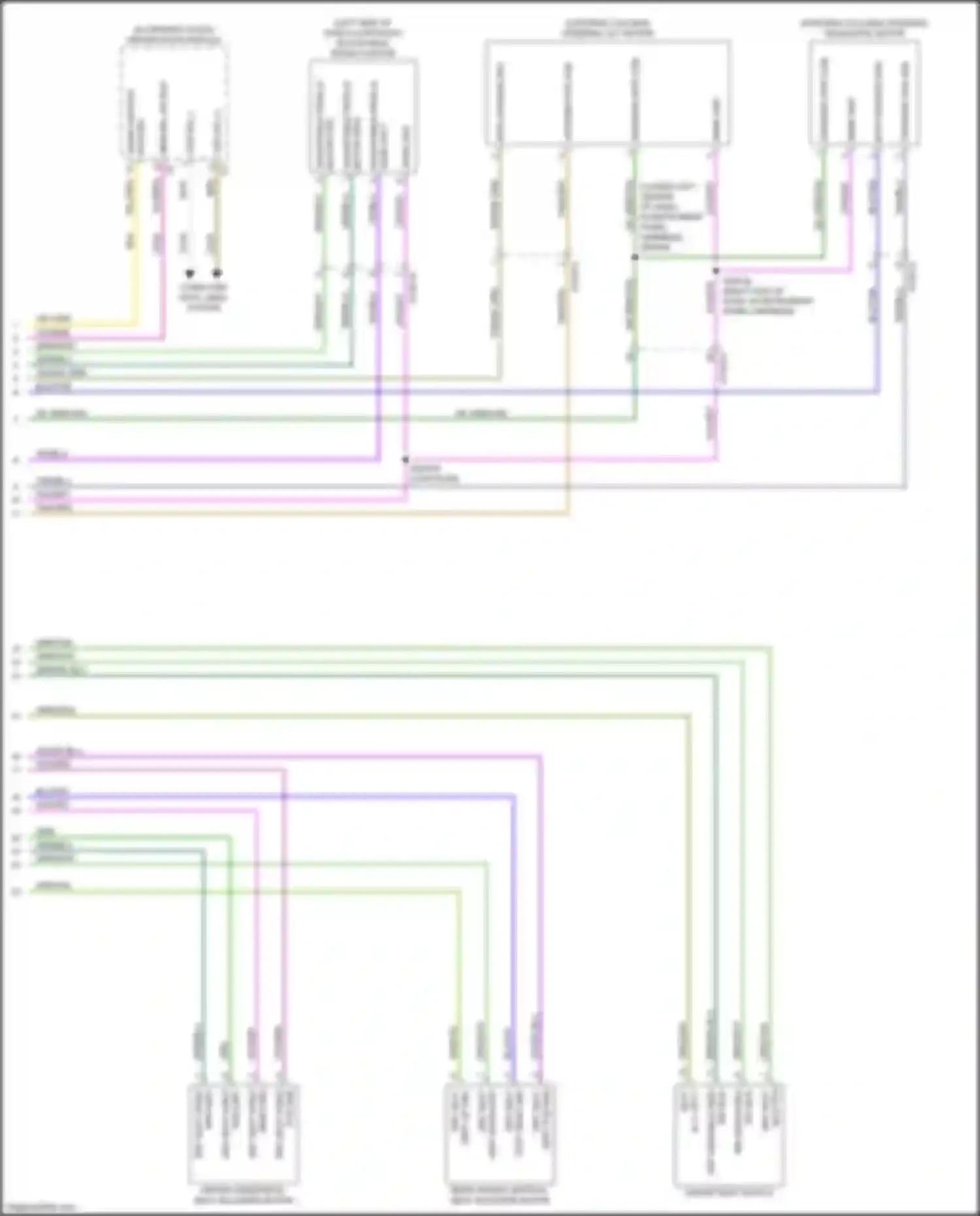 300C Chrysler II facelift (2015-2024): Memory seat circuit (2 of 2)