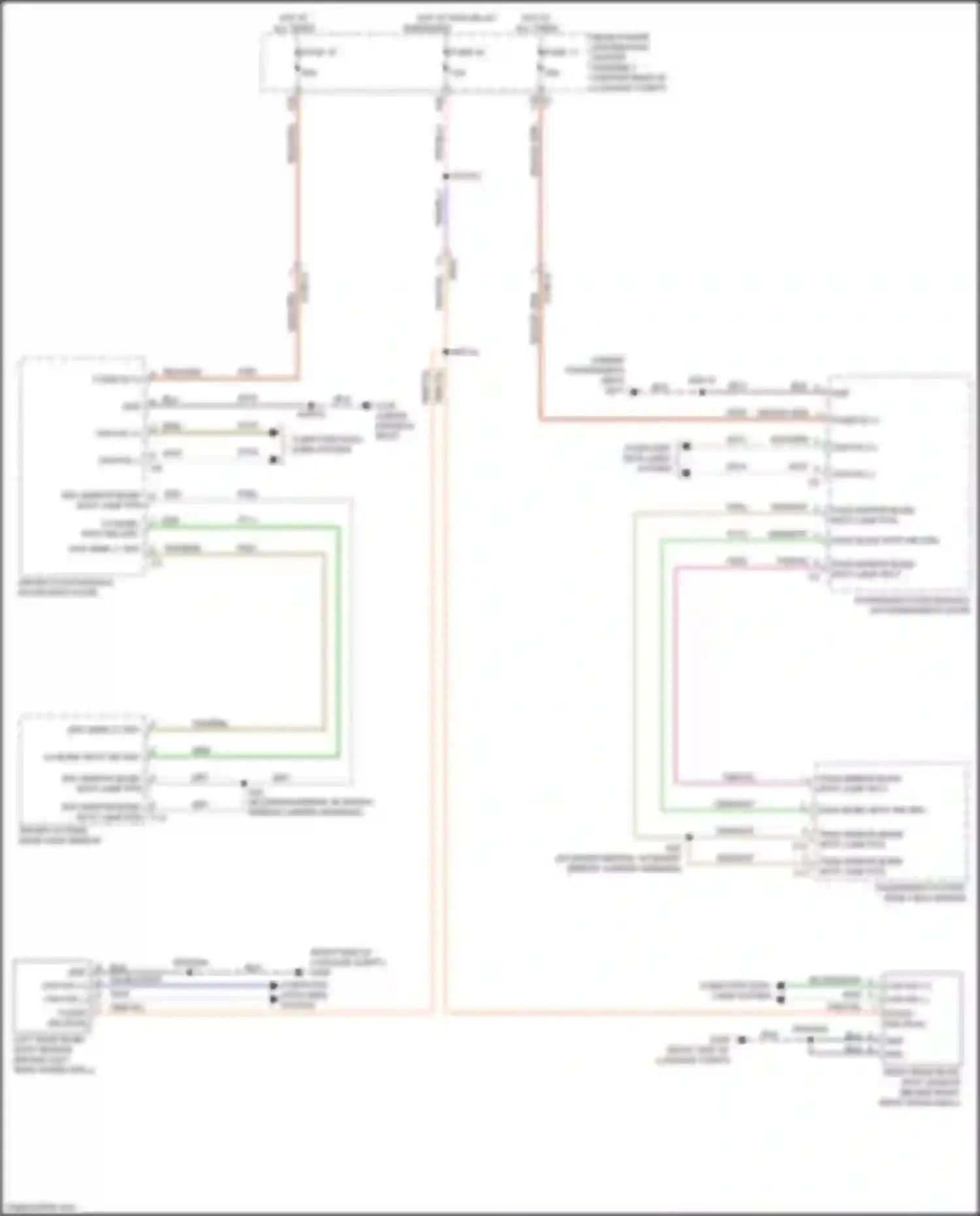300C Chrysler II facelift (2015-2024): Blind spot monitoring circuit