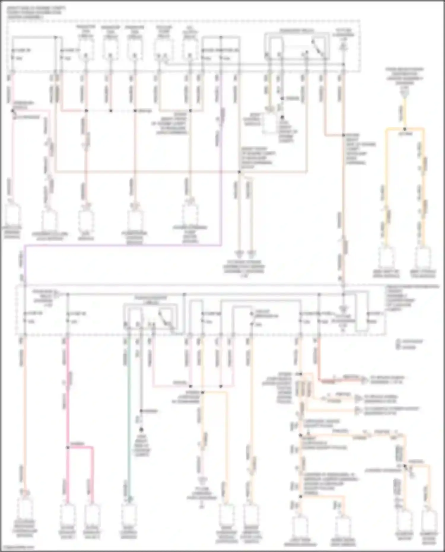 300C Chrysler II facelift (2015-2024): Power distribution circuit (4 of 6)
