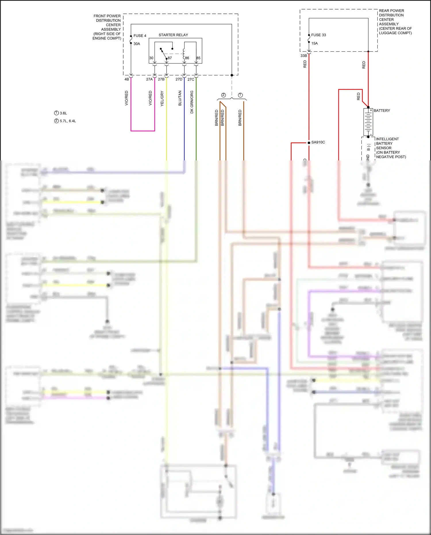 Chrysler 300C II facelift (2015-2024) computer data lines system wiring diagram  (50 of 83)