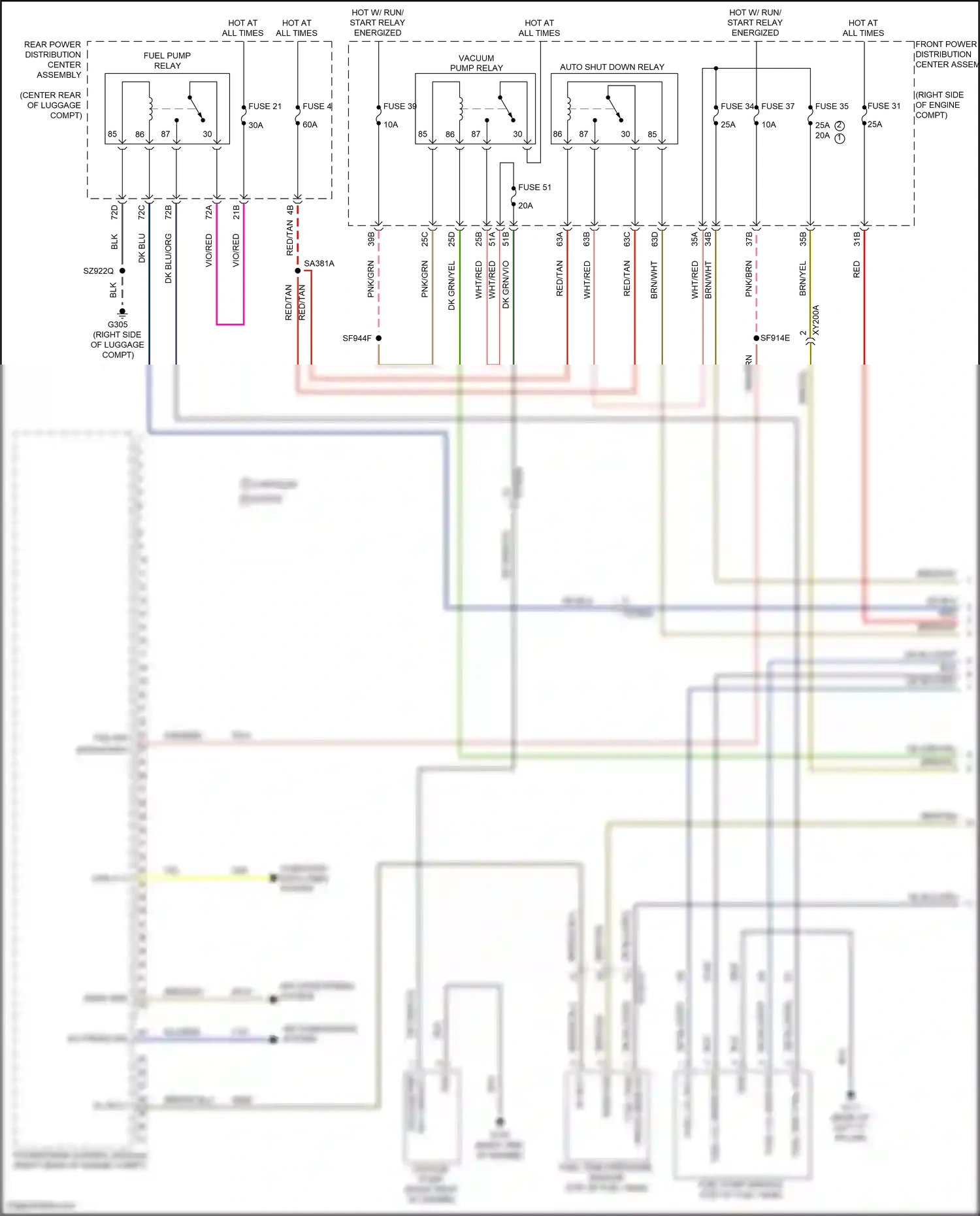 Chrysler 300C II facelift (2015-2024) computer data lines system wiring diagram  (81 of 83)