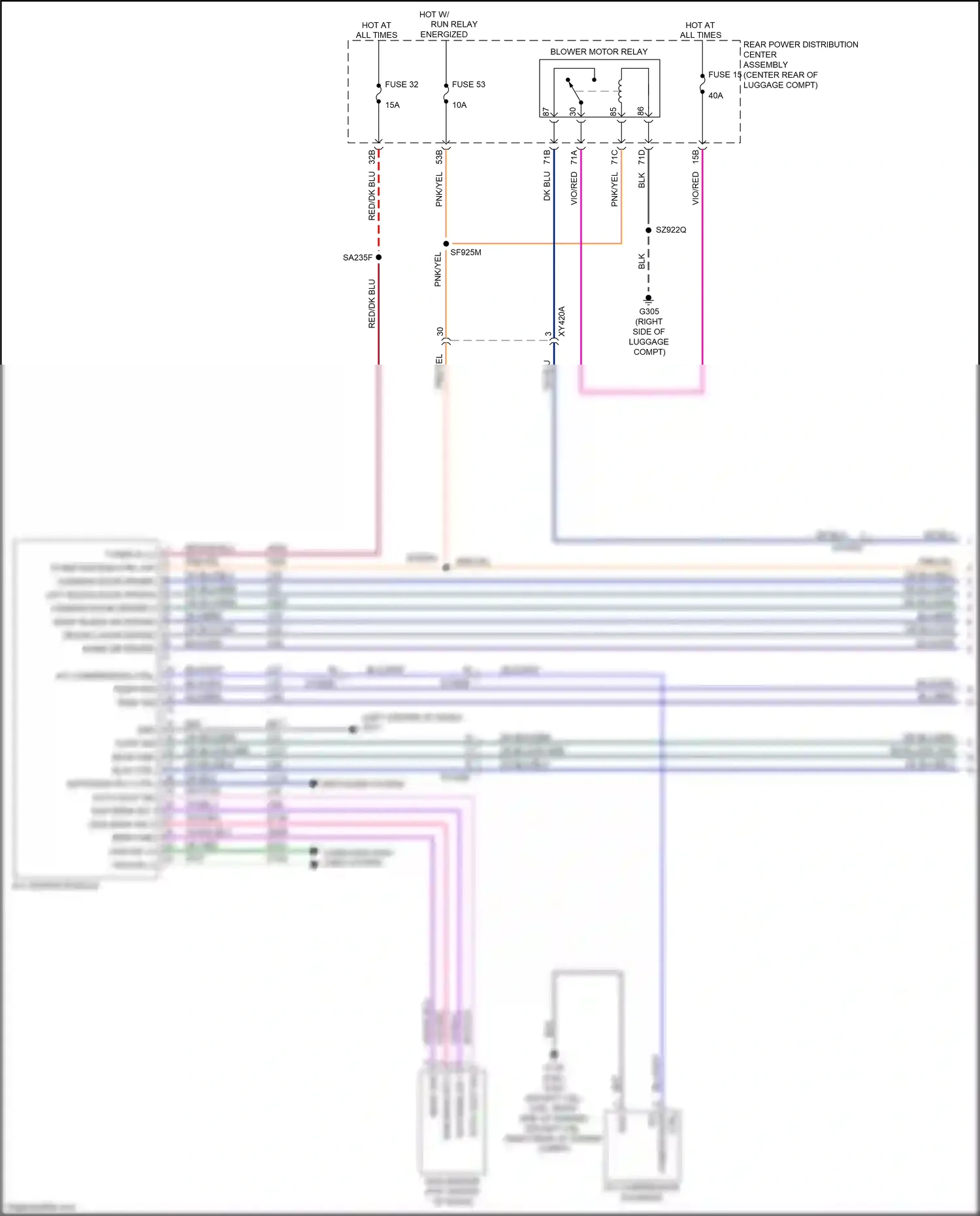 Chrysler 300C II facelift (2015-2024) computer data lines system wiring diagram  (1 of 83)