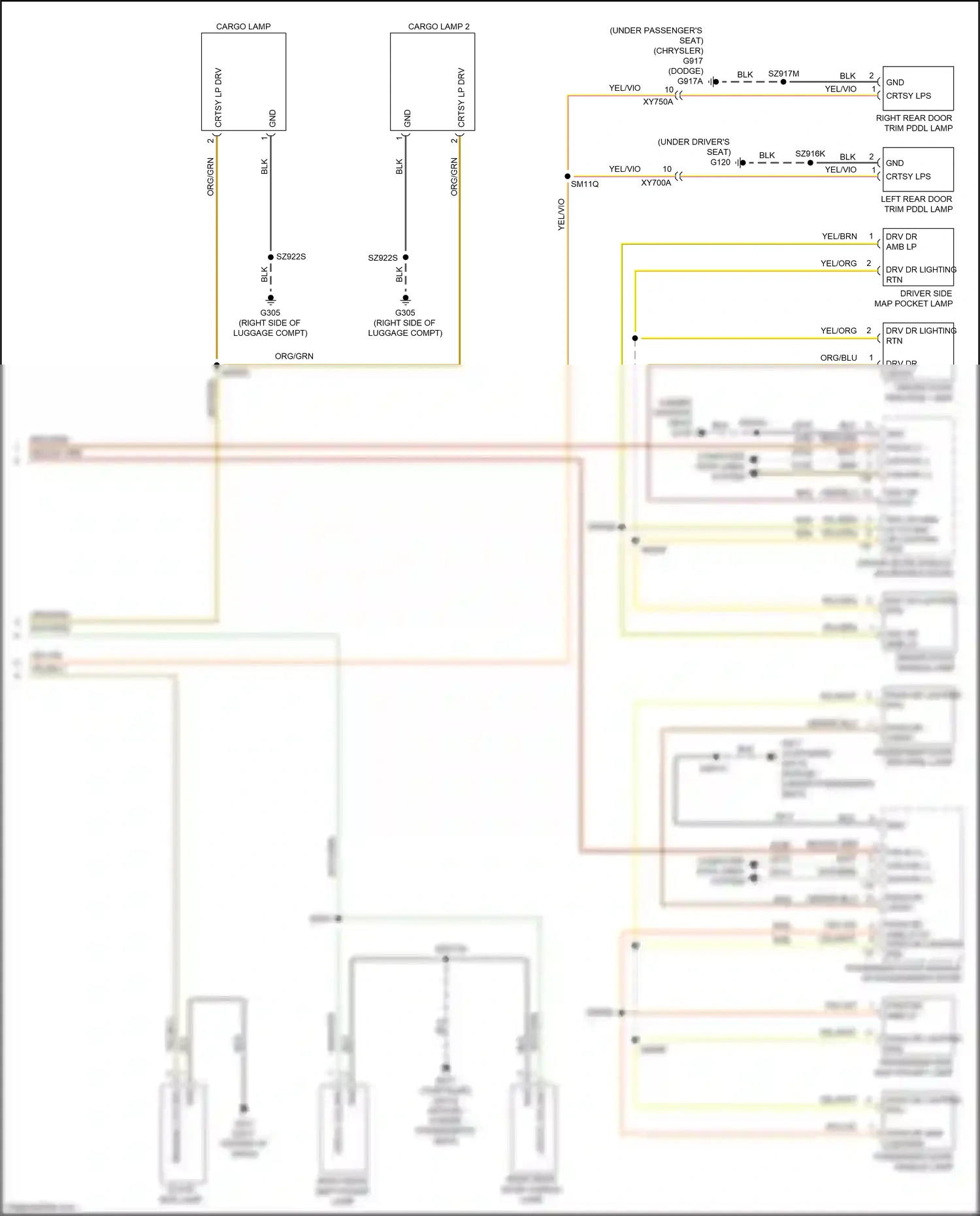 Chrysler 300C II facelift (2015-2024) computer data lines system wiring diagram  (74 of 83)